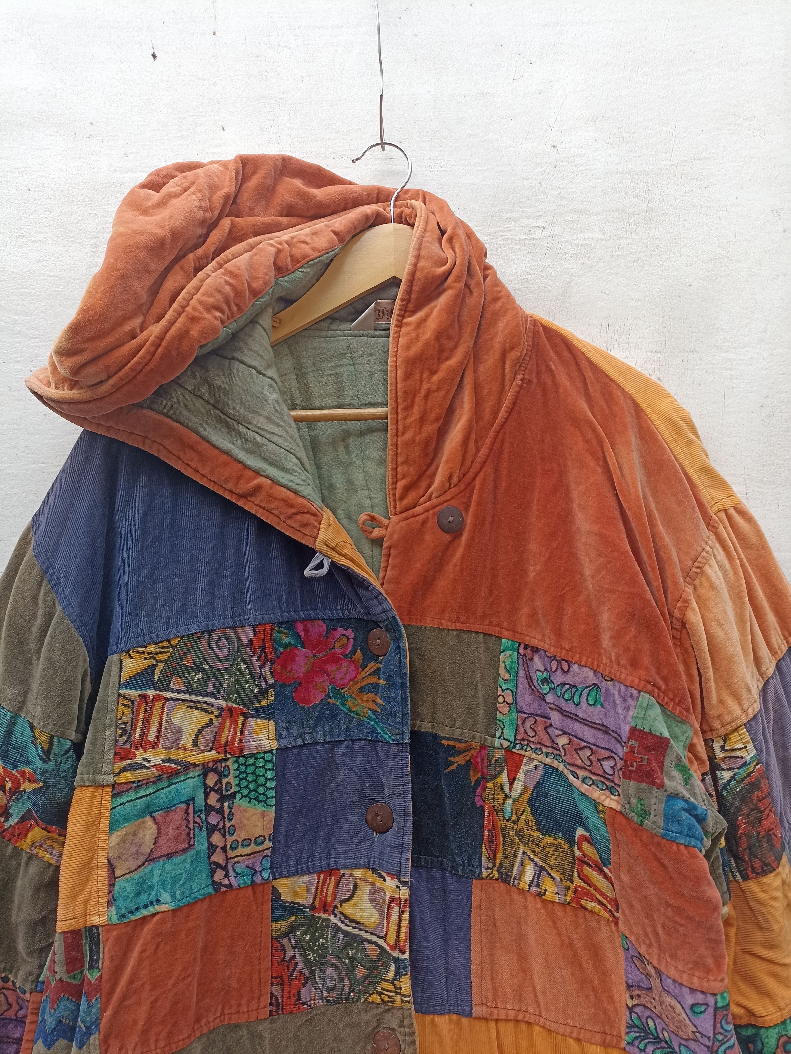 Japanese Brand Shanti jacket patchwork design Japan Size US L / EU 52-54 / 3 - 9 Thumbnail