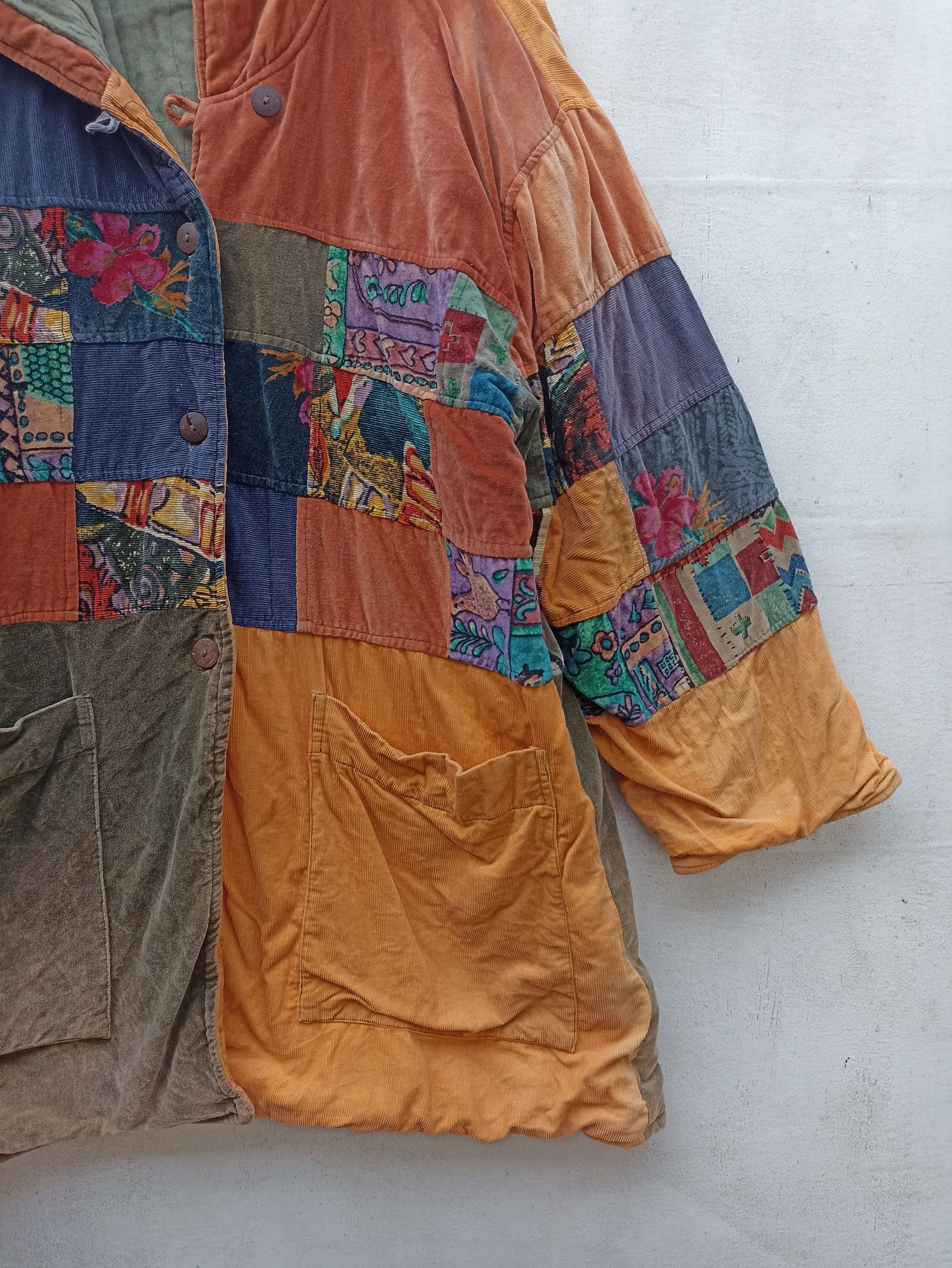 Japanese Brand Shanti jacket patchwork design Japan Size US L / EU 52-54 / 3 - 12 Thumbnail