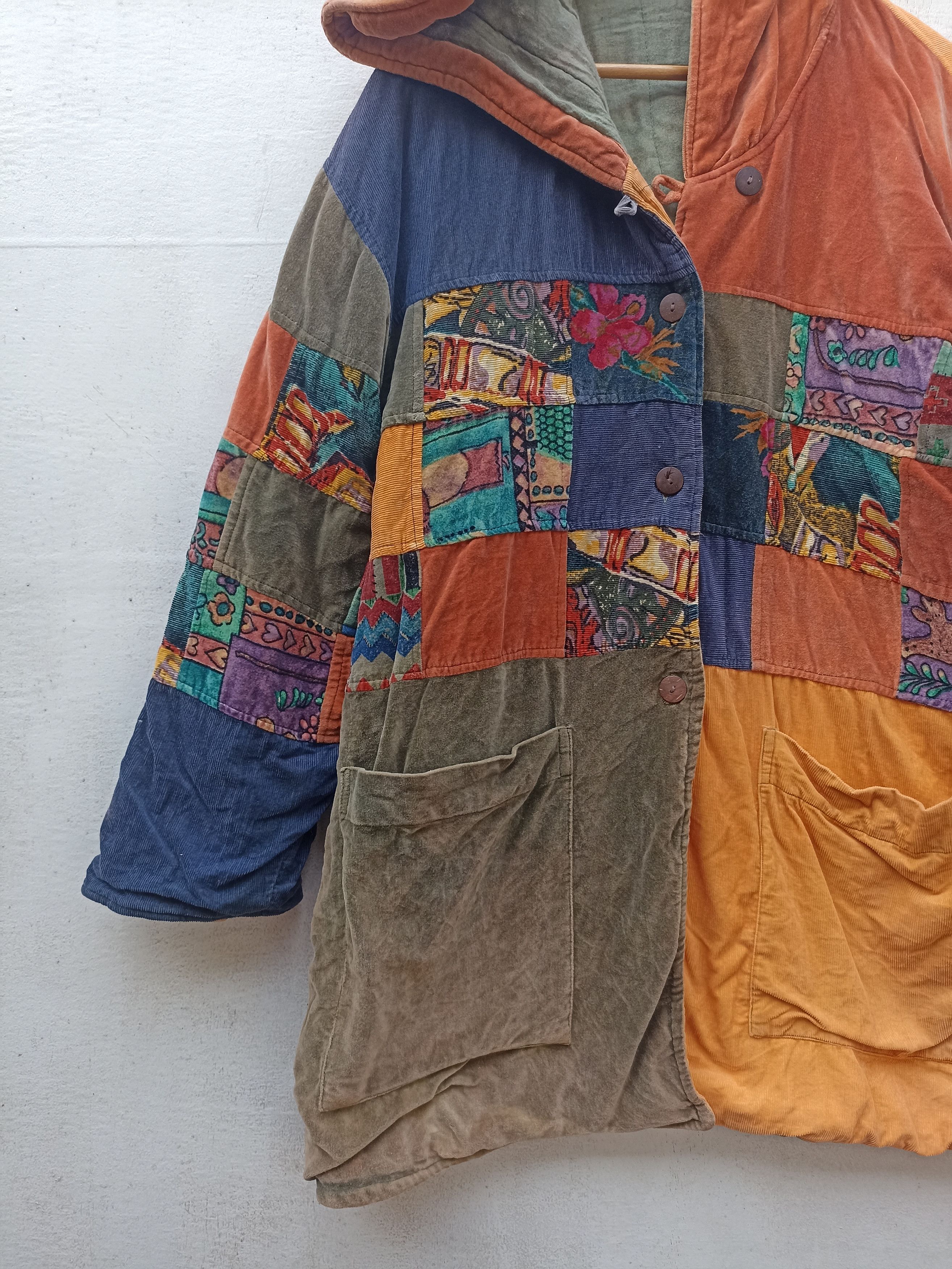 Japanese Brand Shanti jacket patchwork design Japan Size US L / EU 52-54 / 3 - 11 Thumbnail