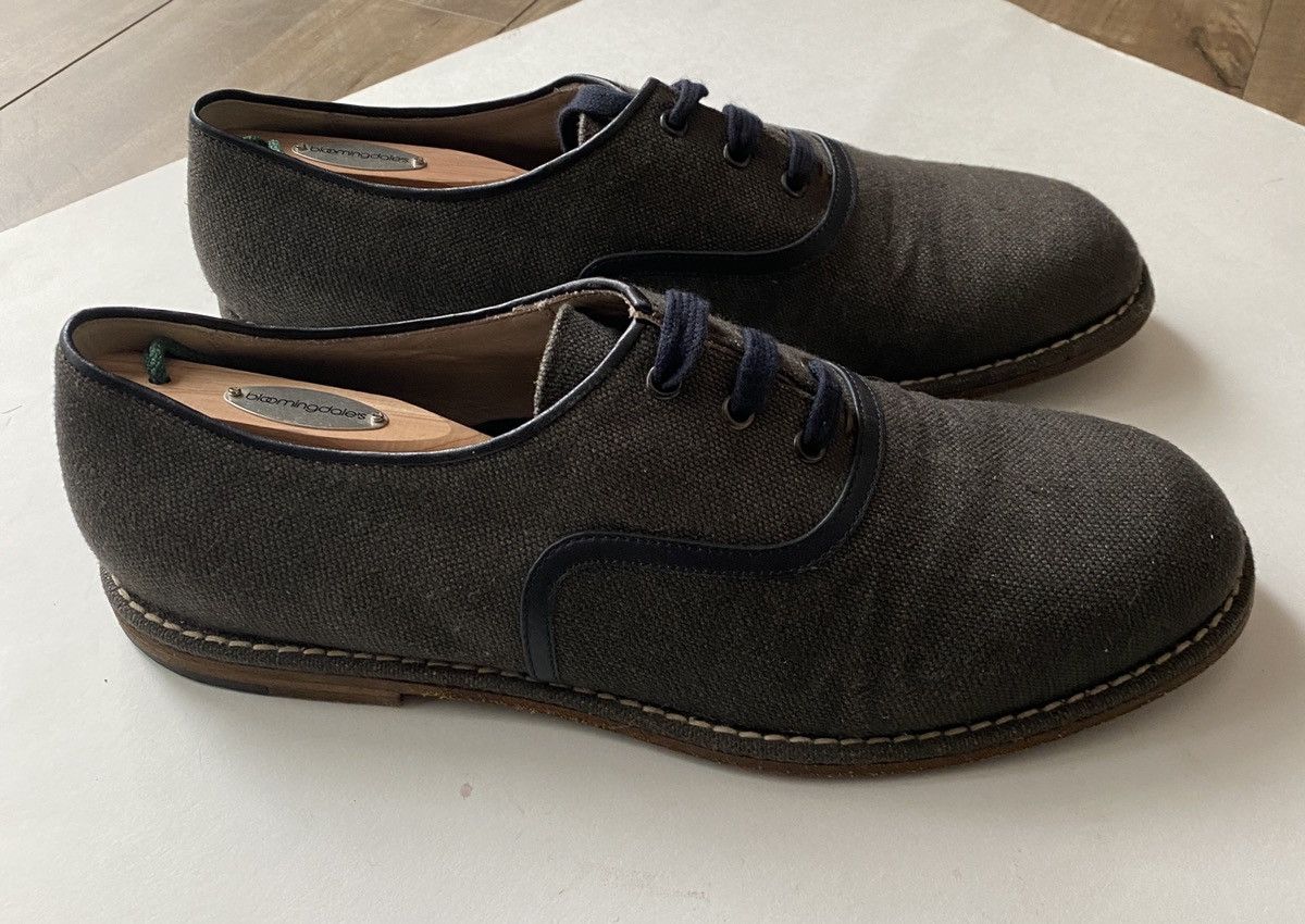 Bottega Veneta Tweed and leather trim Bottega Veneta lace ups size 46 Size US 13 / EU 46 - 4 Thumbnail