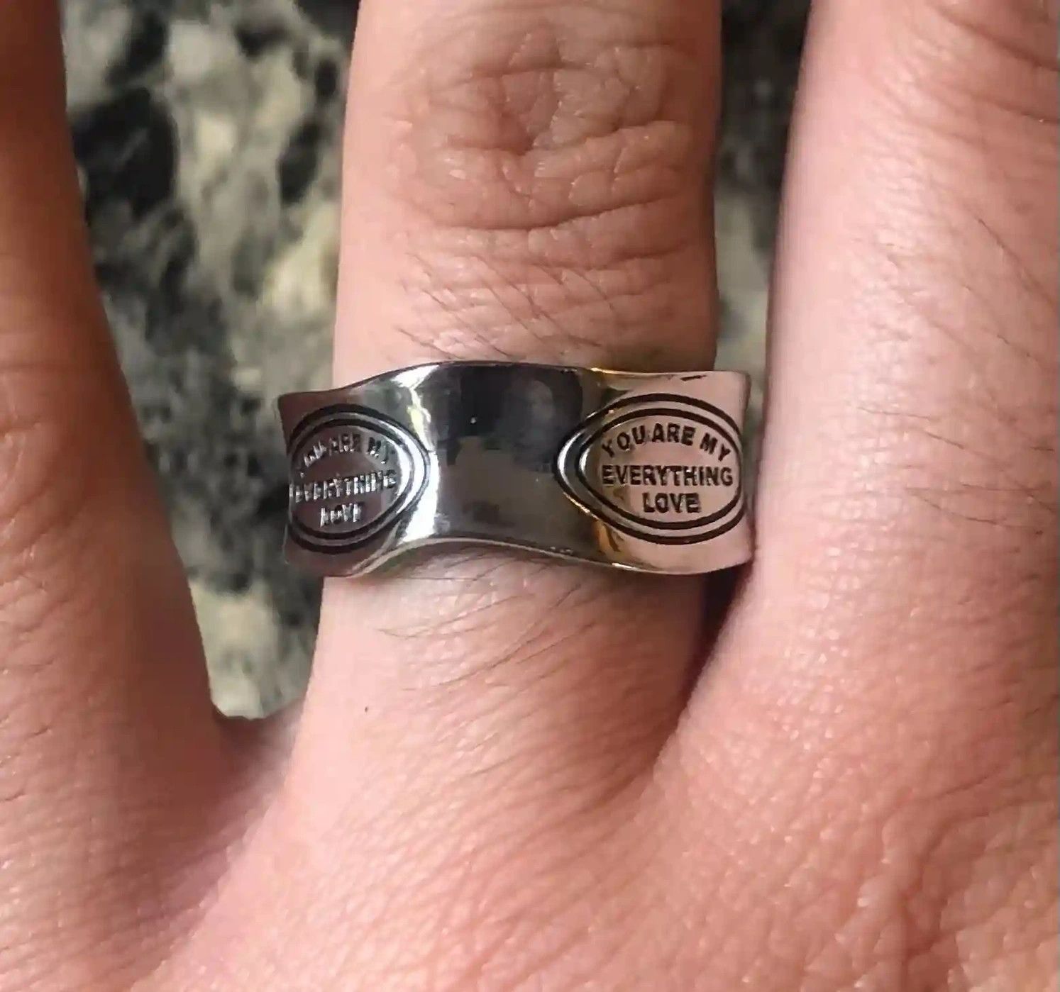 Jewelry You R My Everything Resizable Ring Size ONE SIZE - 4 Thumbnail