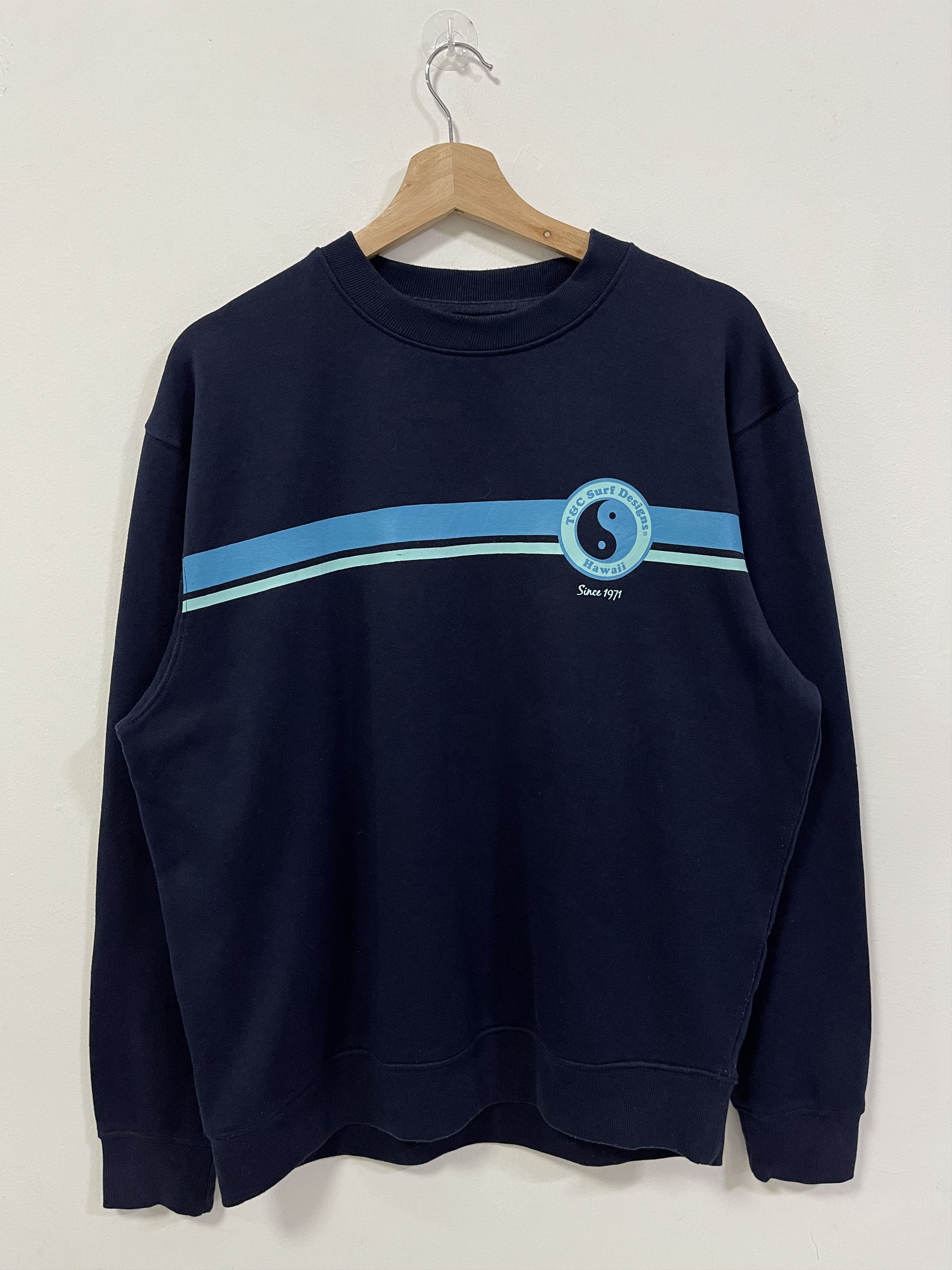 Vintage Vintage T&C Design Hawaii Big Logo Sweatshirt Size US S / EU 44-46 / 1 - 9 Thumbnail