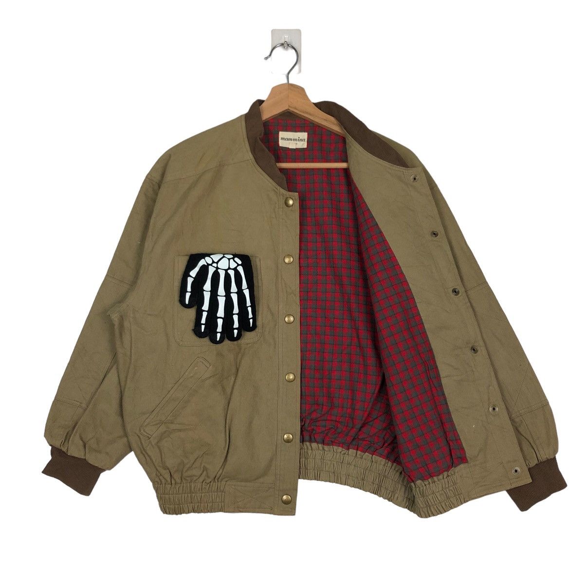Japanese Brand VINTAGE BOMBER JACKET MAMMINA TOKYO TARTAN DESIGN LINING Size US M / EU 48-50 / 2 - 9 Thumbnail