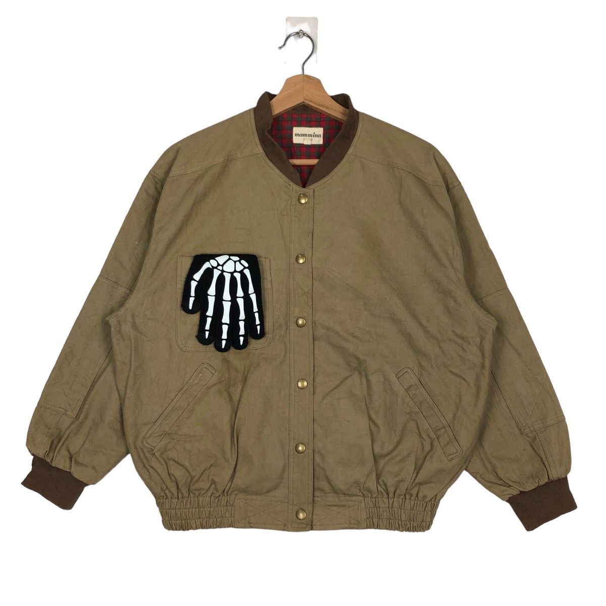 Japanese Brand VINTAGE BOMBER JACKET MAMMINA TOKYO TARTAN DESIGN LINING Size US M / EU 48-50 / 2 - 1 Thumbnail