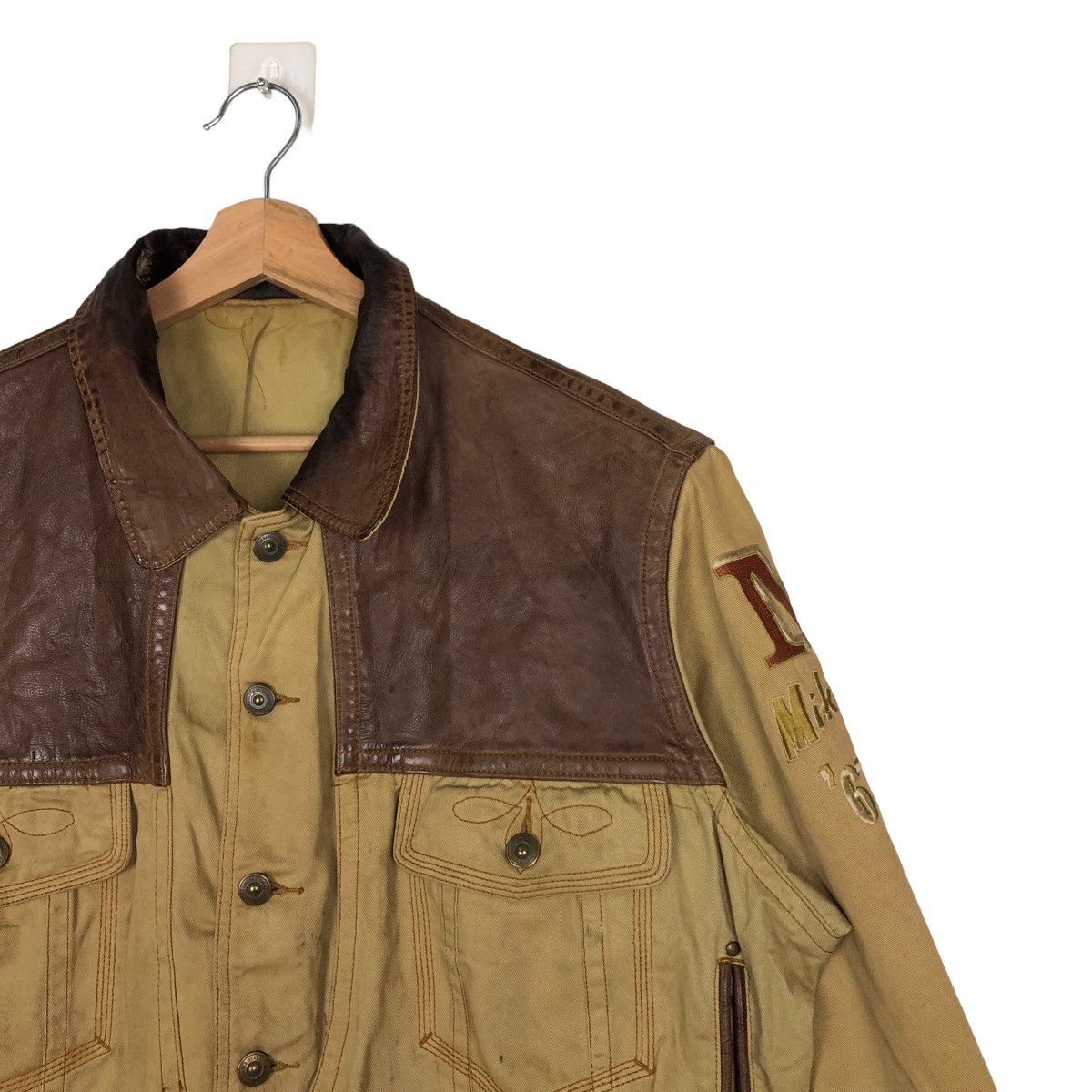 Japanese Brand VINTAGE CROPPED WESTERN COWBOY JACKET LEATHER PARTS Size US M / EU 48-50 / 2 - 5 Thumbnail