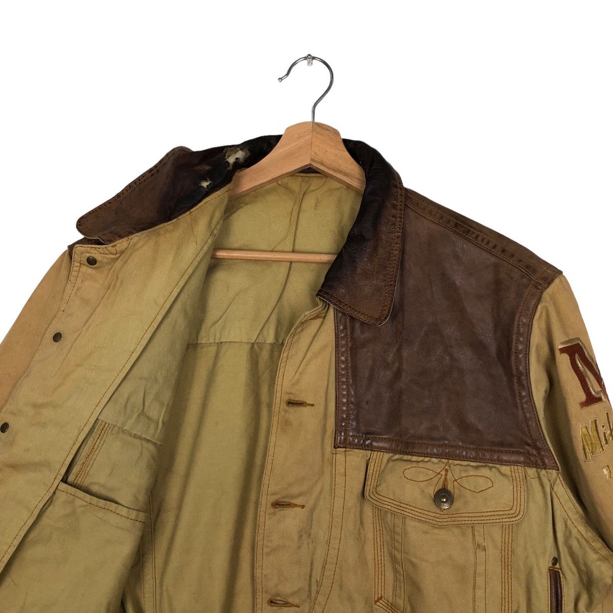 Japanese Brand VINTAGE CROPPED WESTERN COWBOY JACKET LEATHER PARTS Size US M / EU 48-50 / 2 - 9 Thumbnail