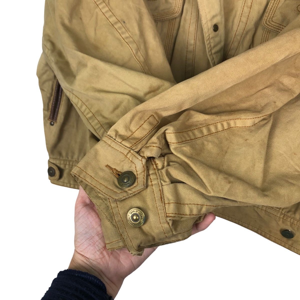 Japanese Brand VINTAGE CROPPED WESTERN COWBOY JACKET LEATHER PARTS Size US M / EU 48-50 / 2 - 11 Thumbnail