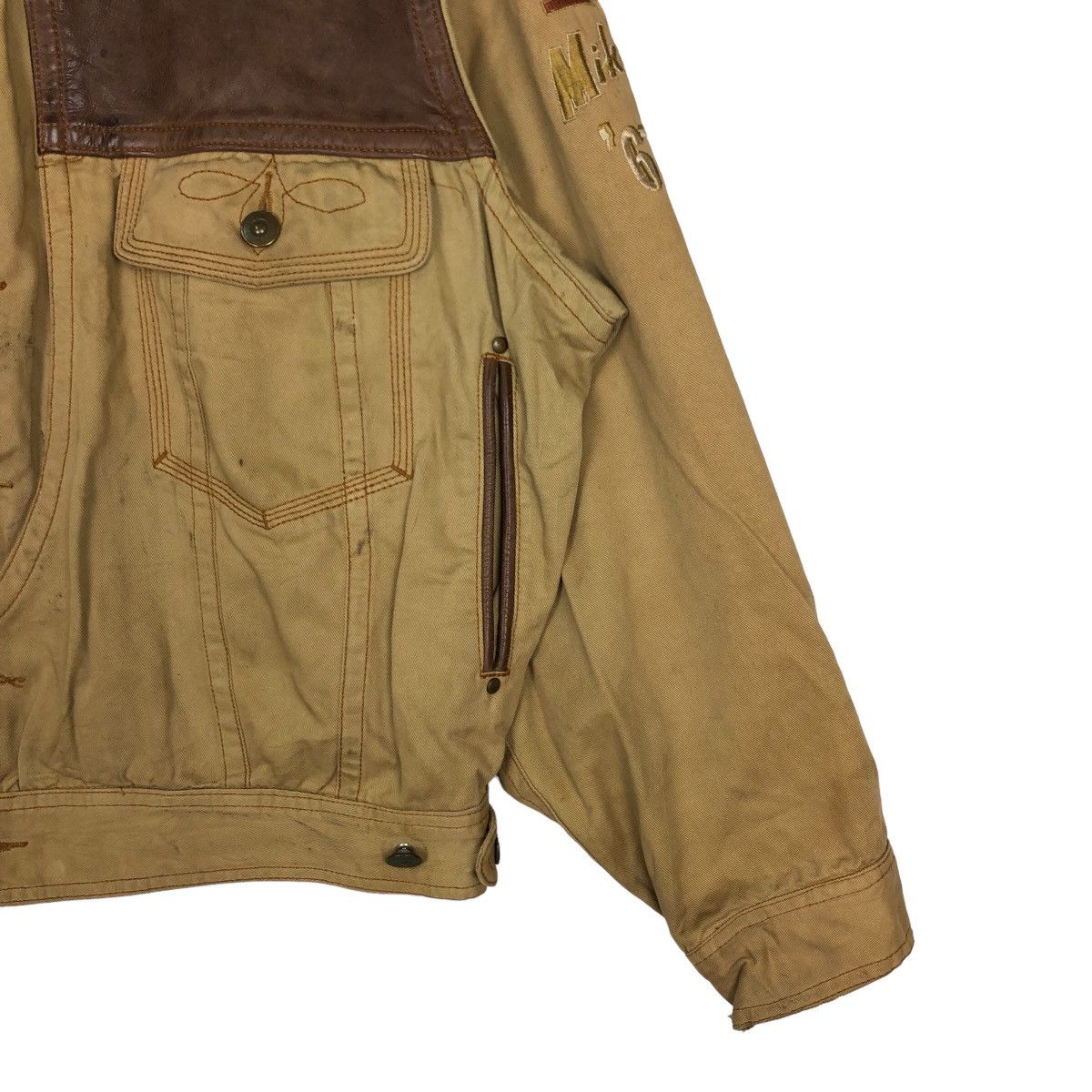 Japanese Brand VINTAGE CROPPED WESTERN COWBOY JACKET LEATHER PARTS Size US M / EU 48-50 / 2 - 4 Thumbnail