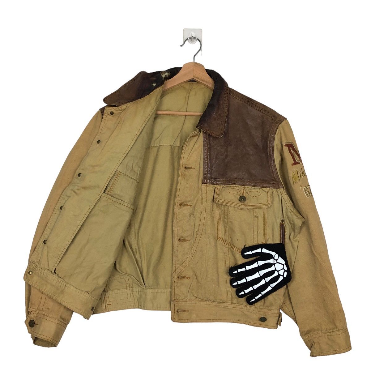 Japanese Brand VINTAGE CROPPED WESTERN COWBOY JACKET LEATHER PARTS Size US M / EU 48-50 / 2 - 8 Thumbnail