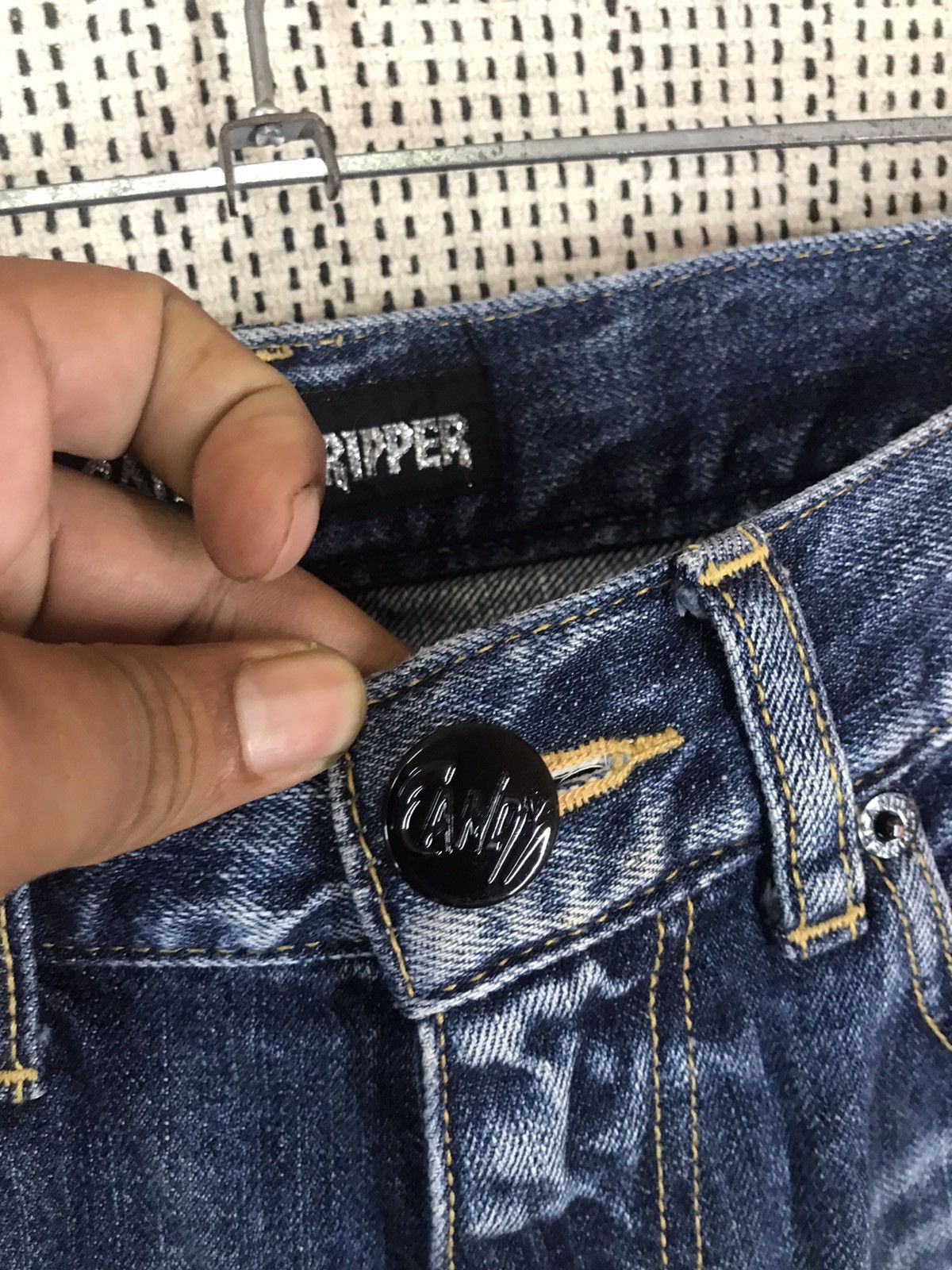 Japanese Brand × Seditionaries ‼️CANDY STRIPPER DISTRESSED DENIM ‼️ Size US 31 - 4 Thumbnail