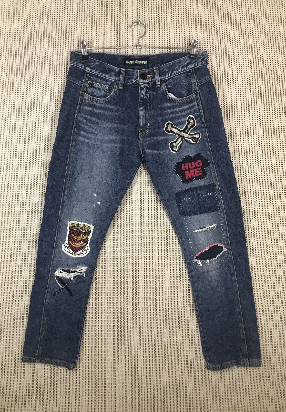 Japanese Brand × Seditionaries ‼️CANDY STRIPPER DISTRESSED DENIM ‼️ Size US 31 - 1 Thumbnail