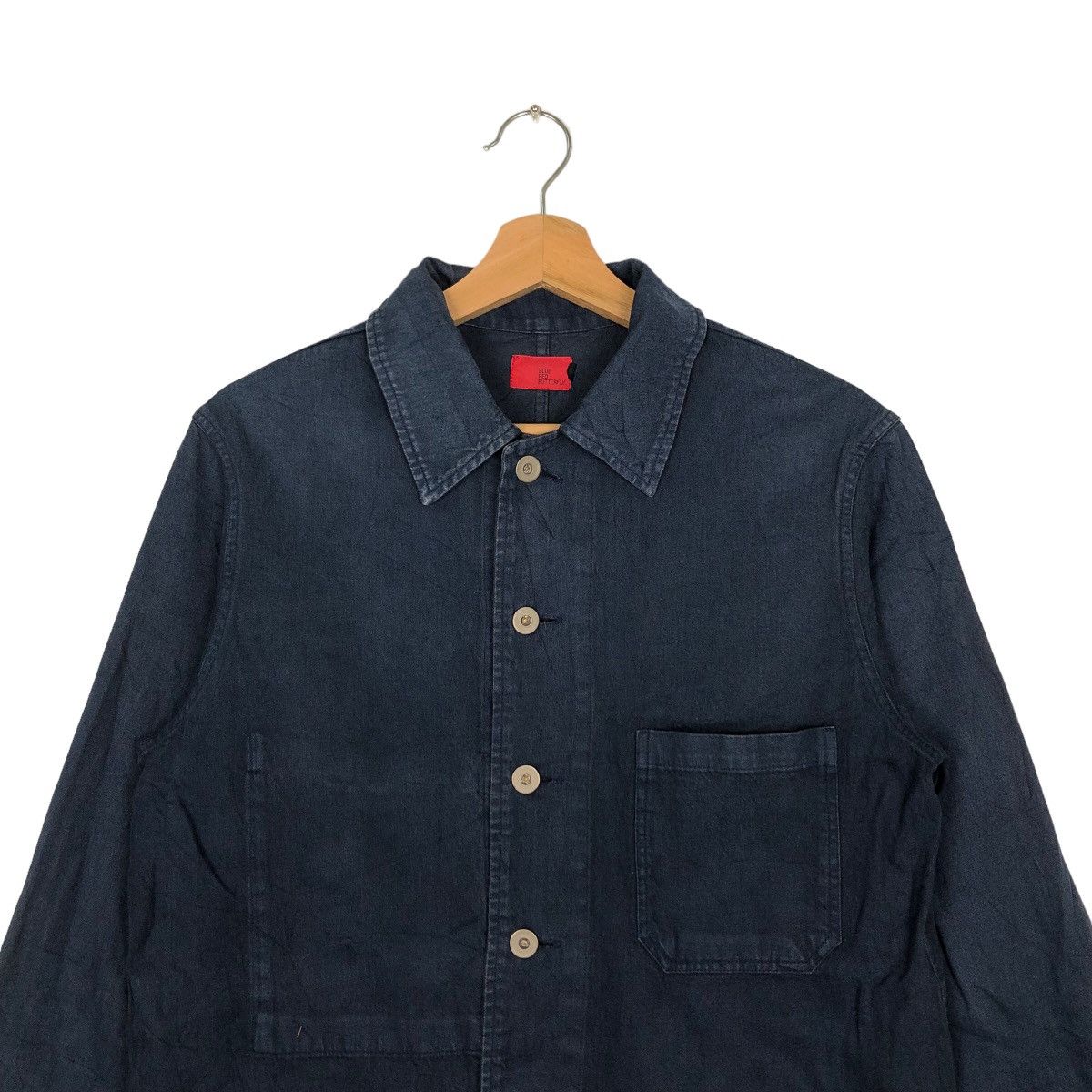 Blue Blue Japan VINTAGE HIKORY CHORE WORK JACKET BLUE BUTTERFLY JAPAN MADE Size US M / EU 48-50 / 2 - 2 Thumbnail