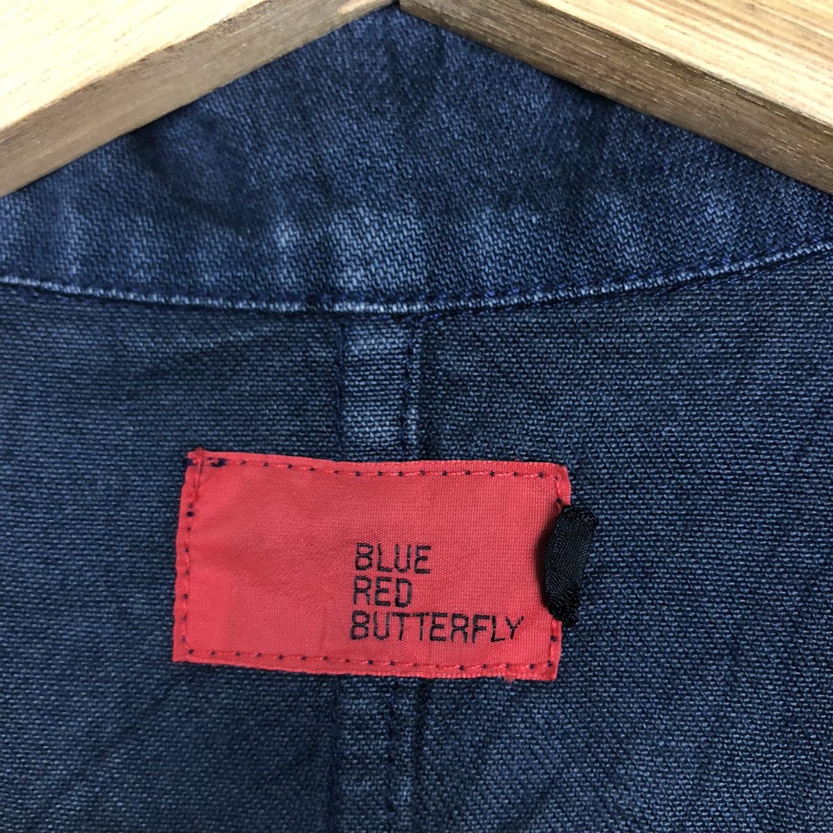 Blue Blue Japan VINTAGE HIKORY CHORE WORK JACKET BLUE BUTTERFLY JAPAN MADE Size US M / EU 48-50 / 2 - 11 Thumbnail
