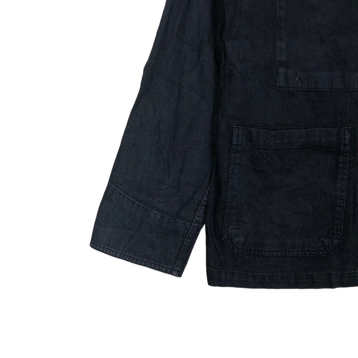 Blue Blue Japan VINTAGE HIKORY CHORE WORK JACKET BLUE BUTTERFLY JAPAN MADE Size US M / EU 48-50 / 2 - 3 Thumbnail
