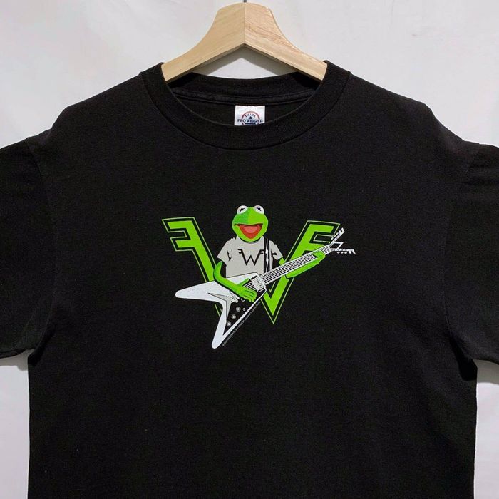 Vintage Vintage Weezer Kermit The Frog Muppets T Shirt Medium Y2K | Grailed