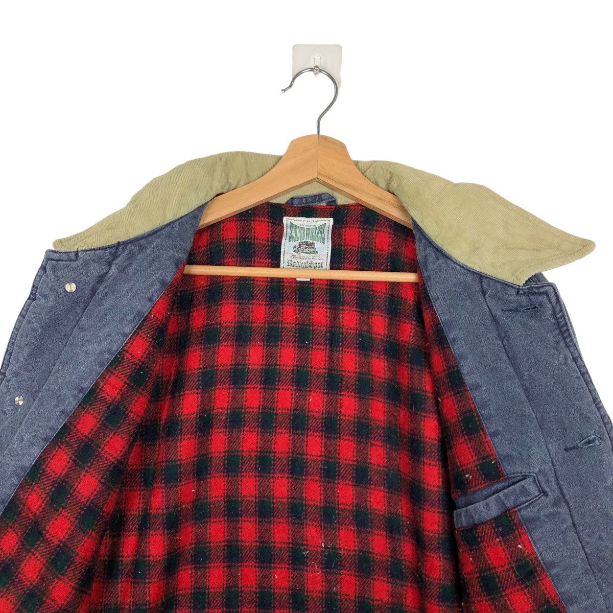 Japanese Brand VINTAGE CHORE WORK JACKET RADICAL SPOT JAPAN BLANKET LINING Size US M / EU 48-50 / 2 - 10 Thumbnail