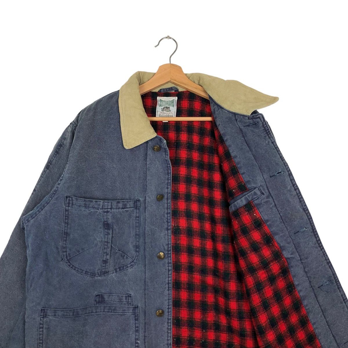 Japanese Brand VINTAGE CHORE WORK JACKET RADICAL SPOT JAPAN BLANKET LINING Size US M / EU 48-50 / 2 - 9 Thumbnail