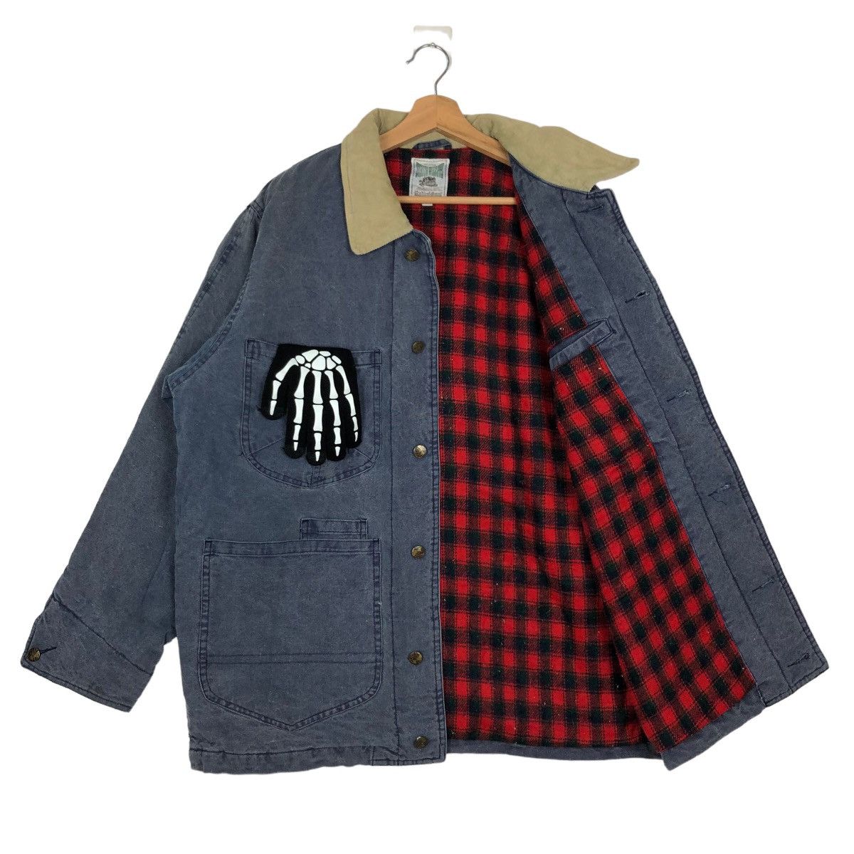 Japanese Brand VINTAGE CHORE WORK JACKET RADICAL SPOT JAPAN BLANKET LINING Size US M / EU 48-50 / 2 - 8 Thumbnail