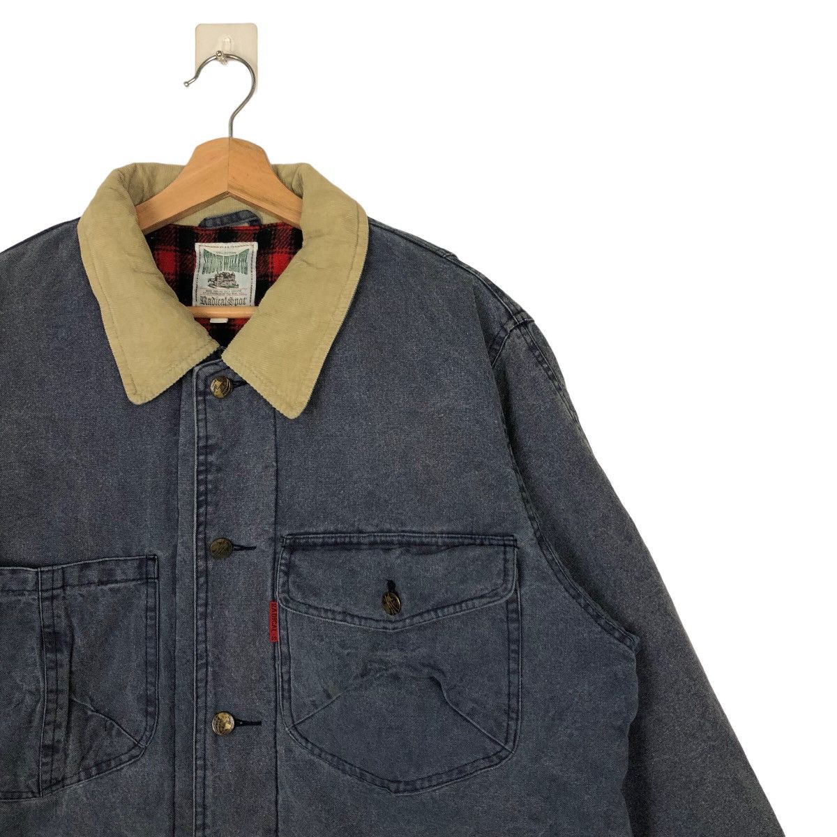 Japanese Brand VINTAGE CHORE WORK JACKET RADICAL SPOT JAPAN BLANKET LINING Size US M / EU 48-50 / 2 - 5 Thumbnail
