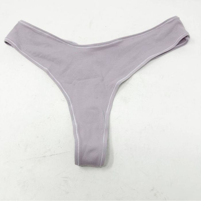 SKIMS SKIMS Cotton Jersey Dipped Thong Iris Mica NWT in Size 4X