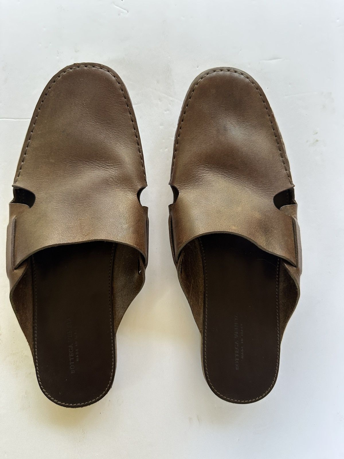 Bottega Veneta Bottega Veneta Leather Sandals Size 46 Size US 13 / EU 46 - 3 Thumbnail