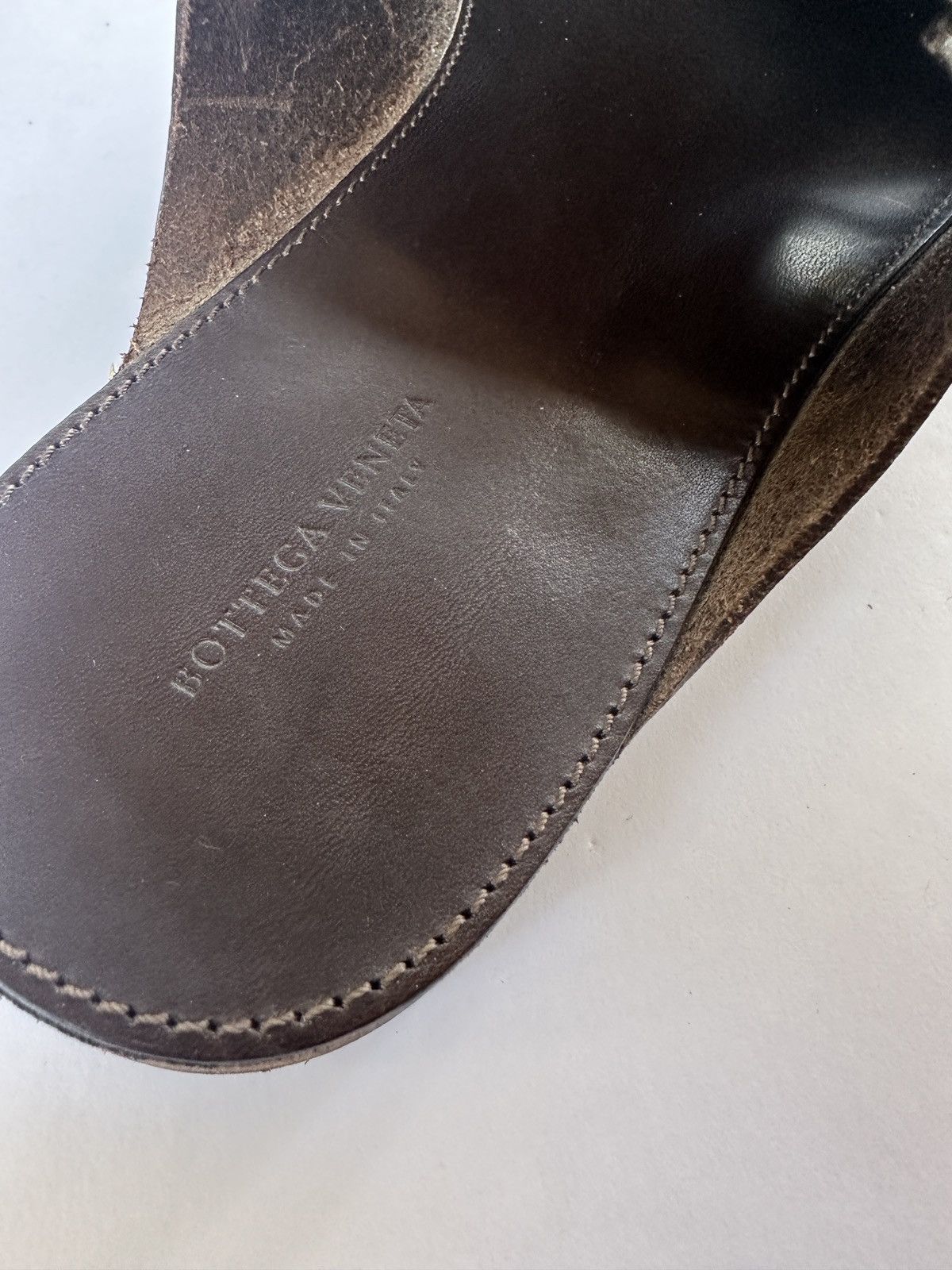 Bottega Veneta Bottega Veneta Leather Sandals Size 46 Size US 13 / EU 46 - 6 Thumbnail