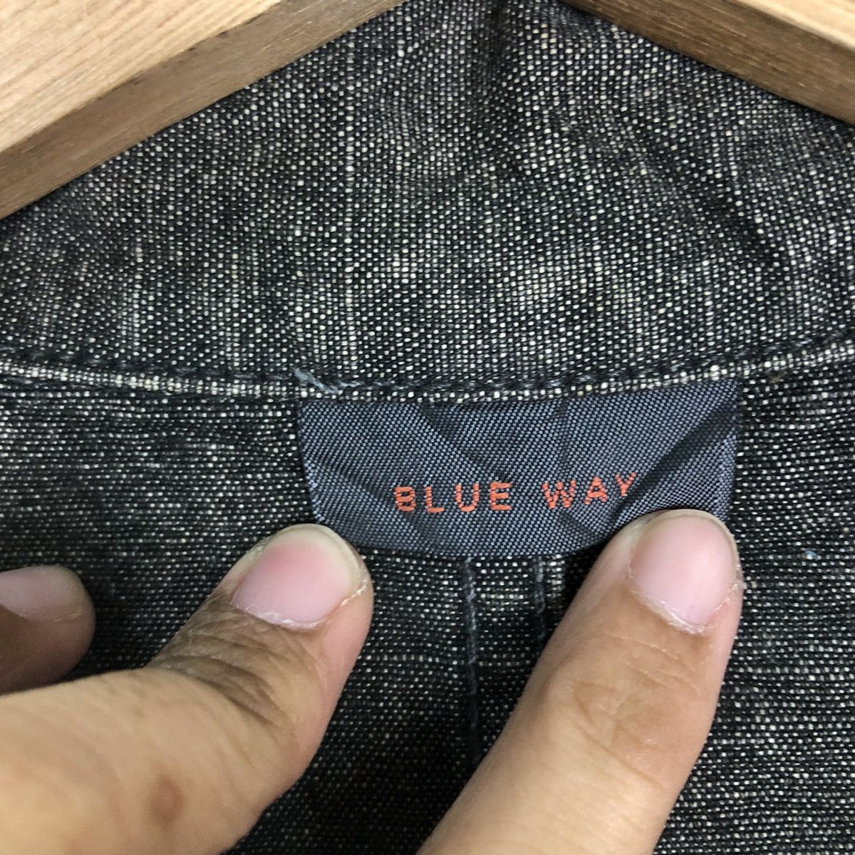 Blue Blue Japan VINTAGE HIKORY CHORE JACKET BLUE WAY BY BLUE BLUE JAPAN Size US M / EU 48-50 / 2 - 12 Thumbnail