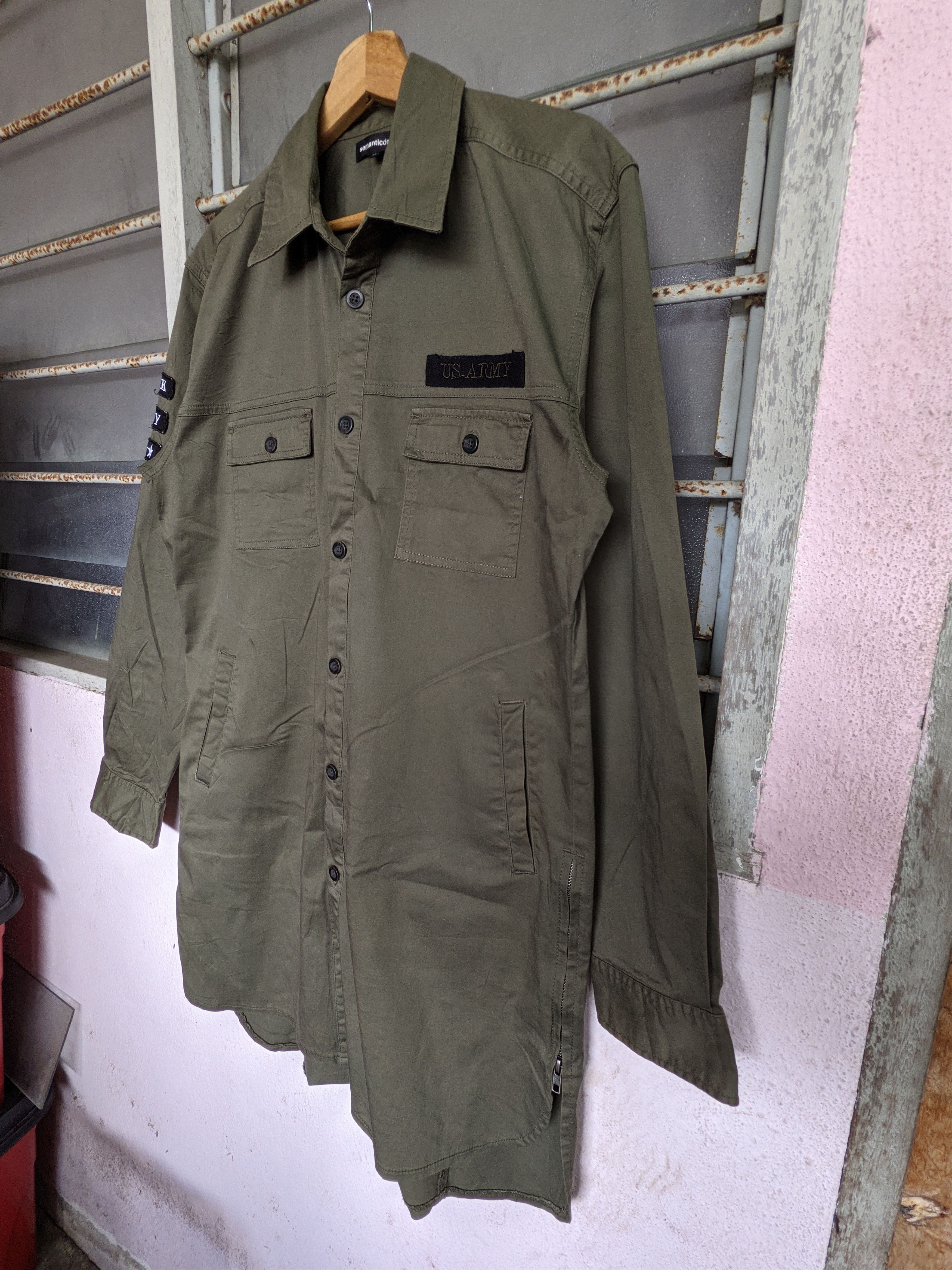 semanticdesign Semantic Design military style long shirt Size M / US 6-8 / IT 42-44 - 4 Thumbnail