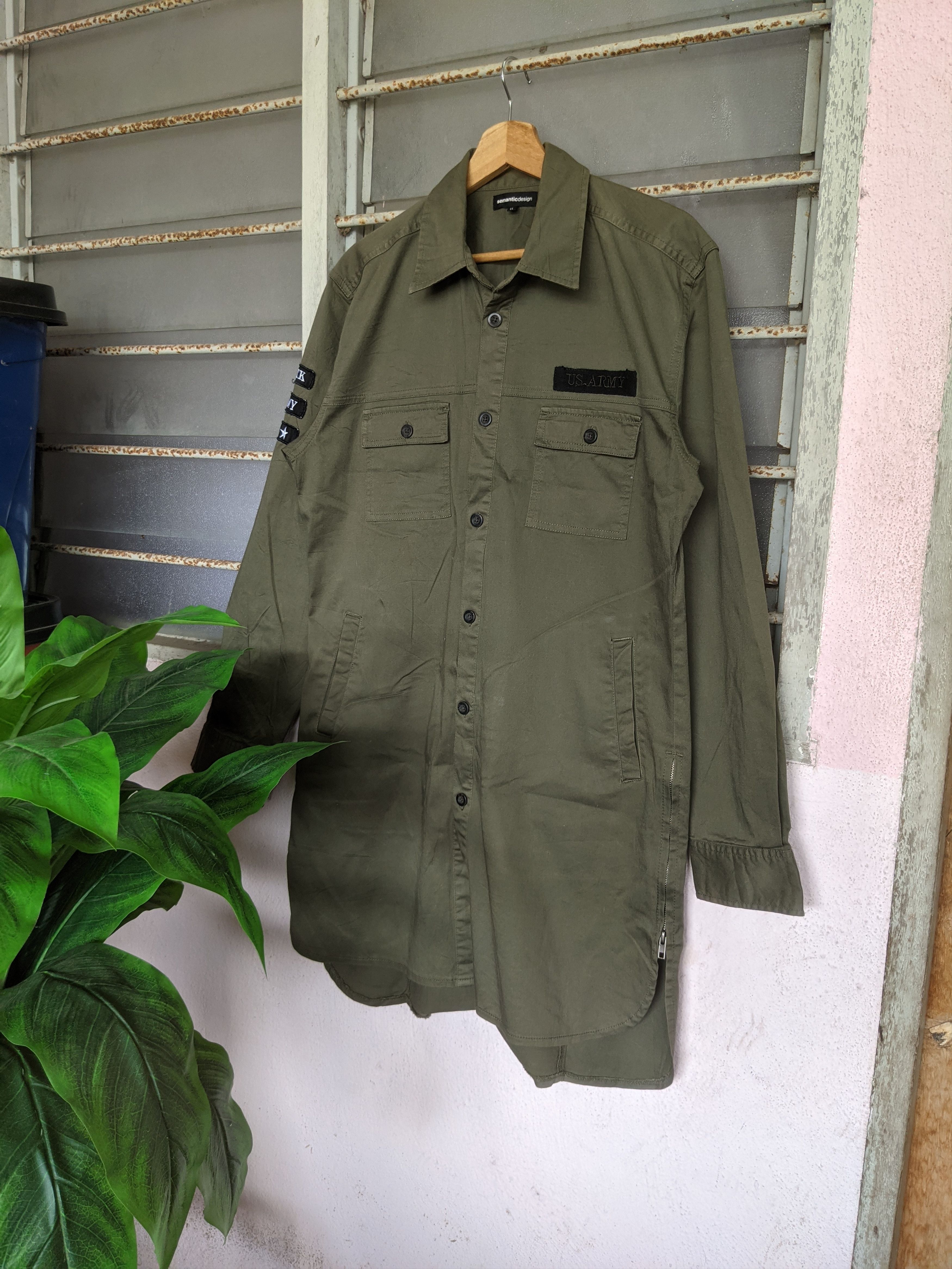 semanticdesign Semantic Design military style long shirt Size M / US 6-8 / IT 42-44 - 1 Thumbnail