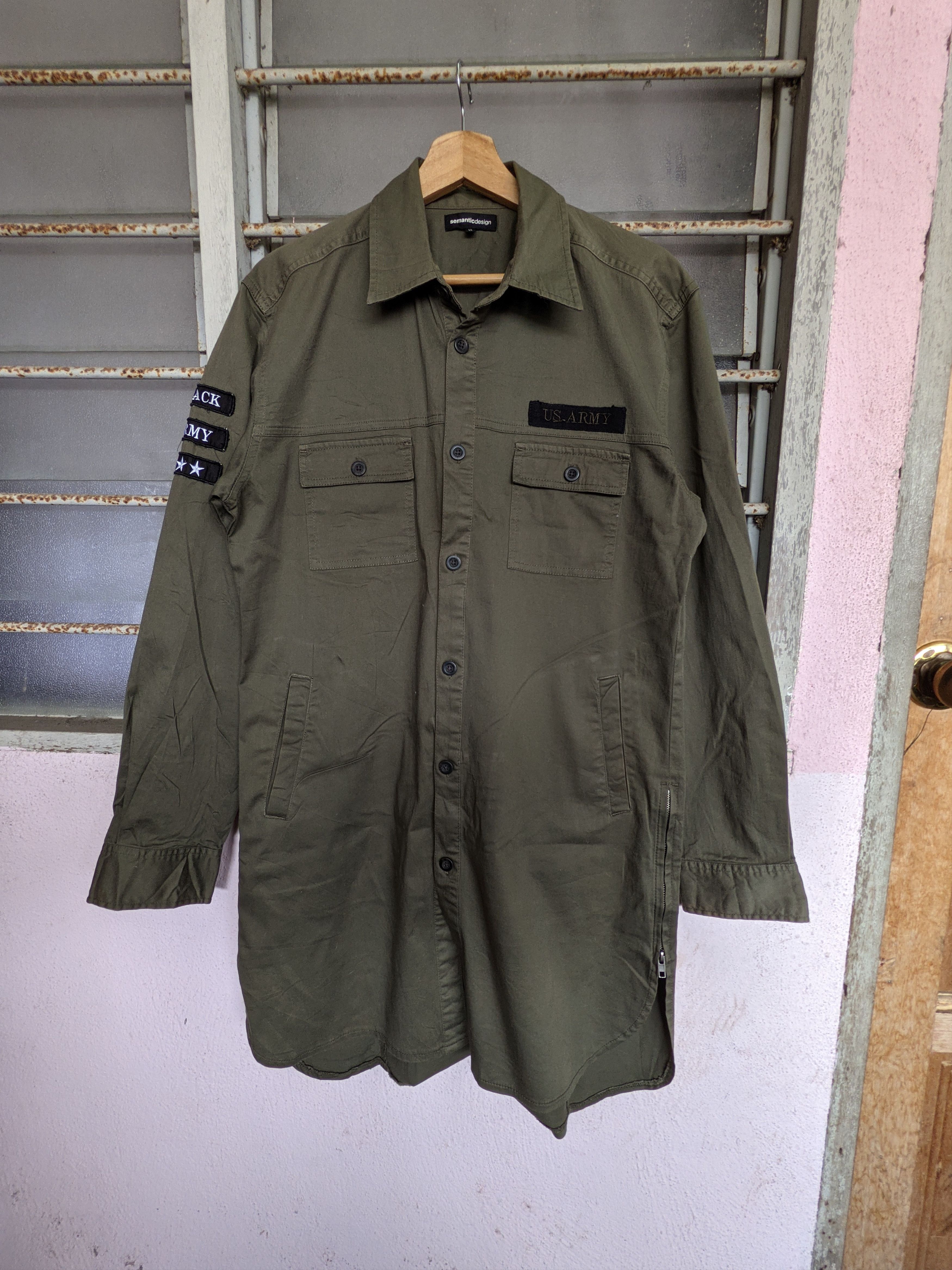 semanticdesign Semantic Design military style long shirt Size M / US 6-8 / IT 42-44 - 5 Thumbnail