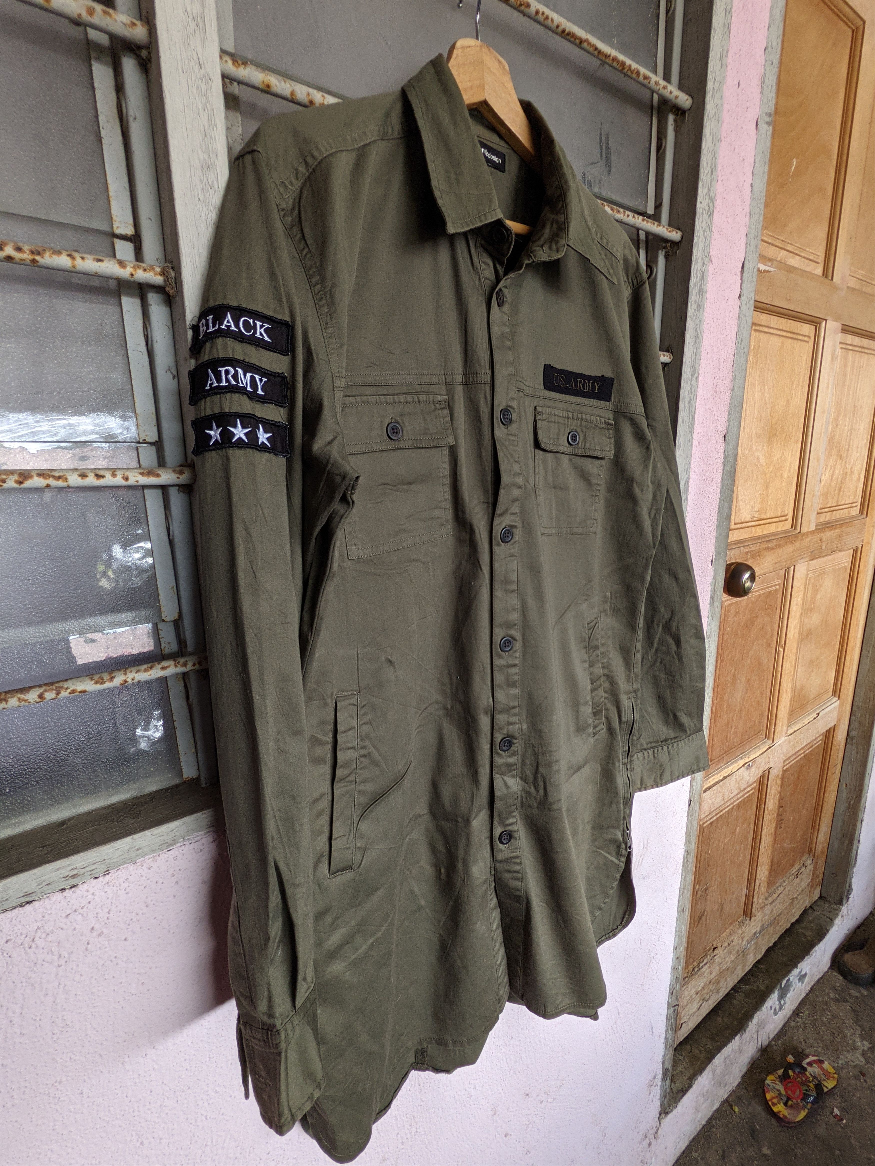 semanticdesign Semantic Design military style long shirt Size M / US 6-8 / IT 42-44 - 3 Thumbnail