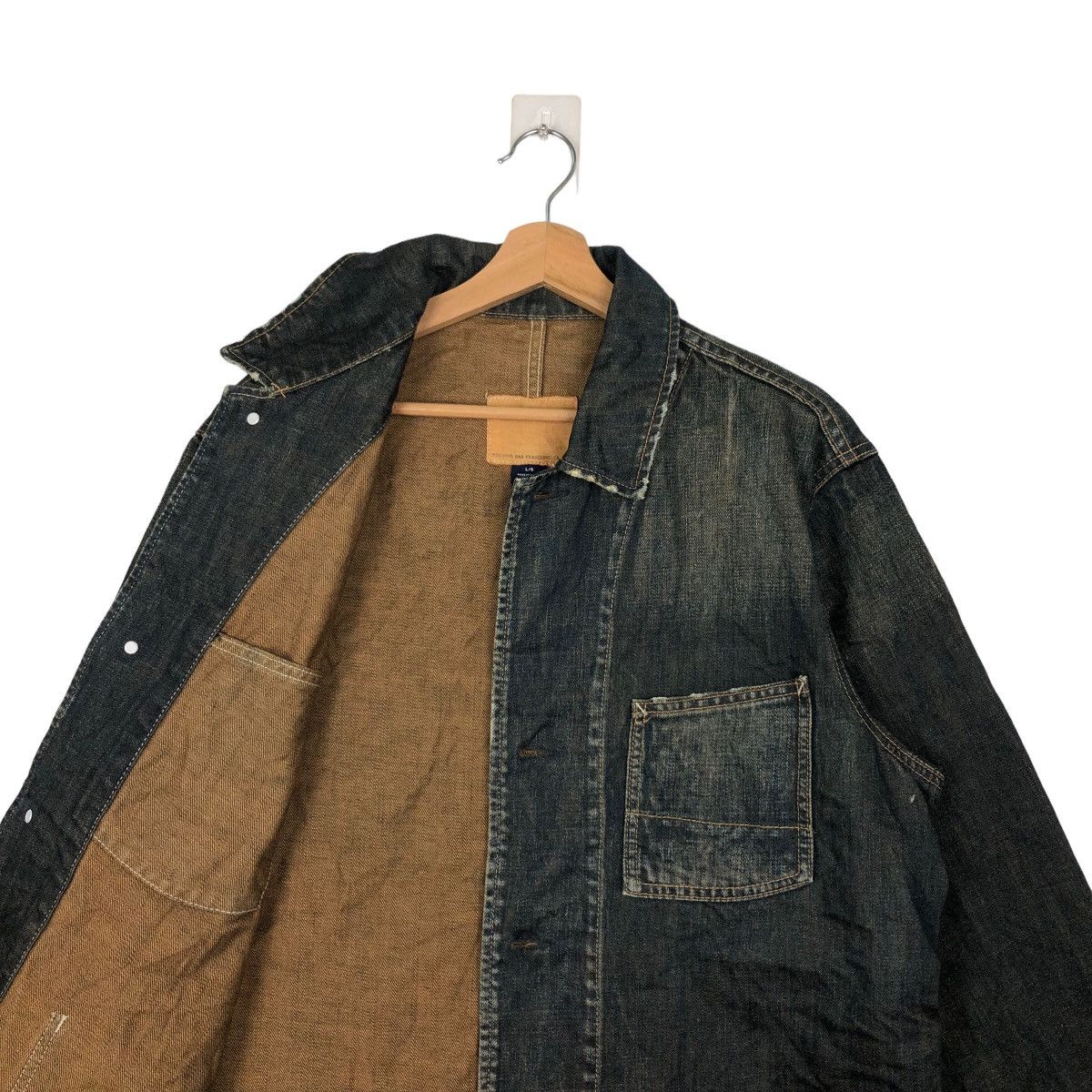 Japanese Brand VINTAGE CHORE WORK JACKET GAP SINCE 1969 ISSEY MIYAKE DESIGN Size US L / EU 52-54 / 3 - 9 Thumbnail