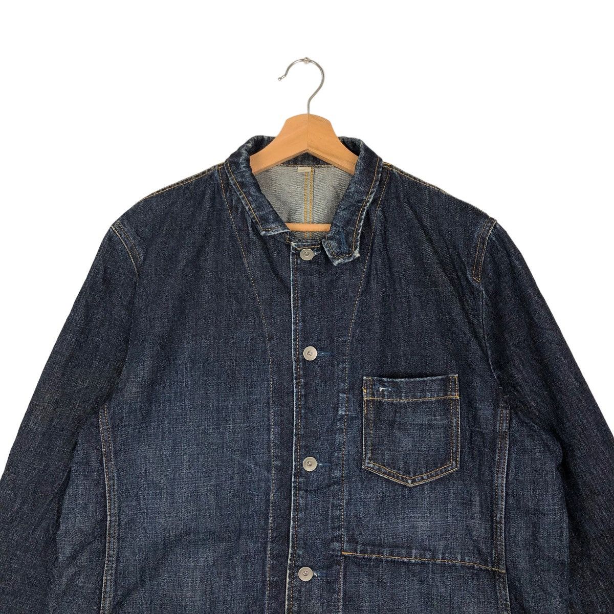 Japanese Brand VINTAGE CHORE WORK JACKET JAPAN MADE UNIQLO ISSEY MIYAKE Size US XL / EU 56 / 4 - 2 Thumbnail