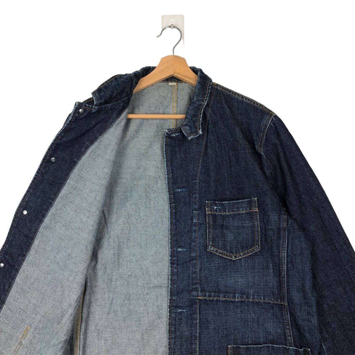 Japanese Brand VINTAGE CHORE WORK JACKET JAPAN MADE UNIQLO ISSEY MIYAKE Size US XL / EU 56 / 4 - 9 Thumbnail