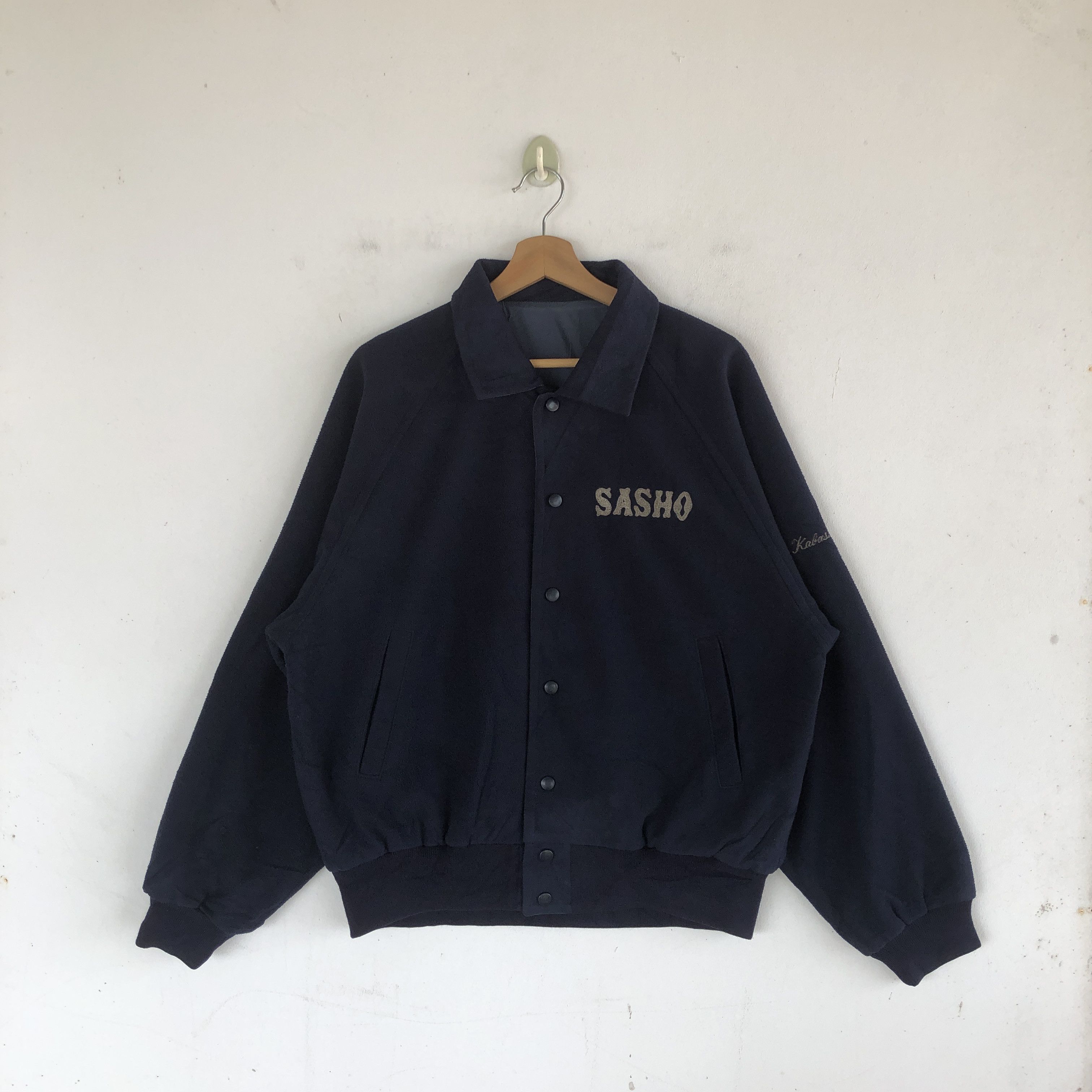 Vintage Vintage 90s Reversible Descente Sasho WoolVarsity Jackets Size US M / EU 48-50 / 2 - 1 Thumbnail