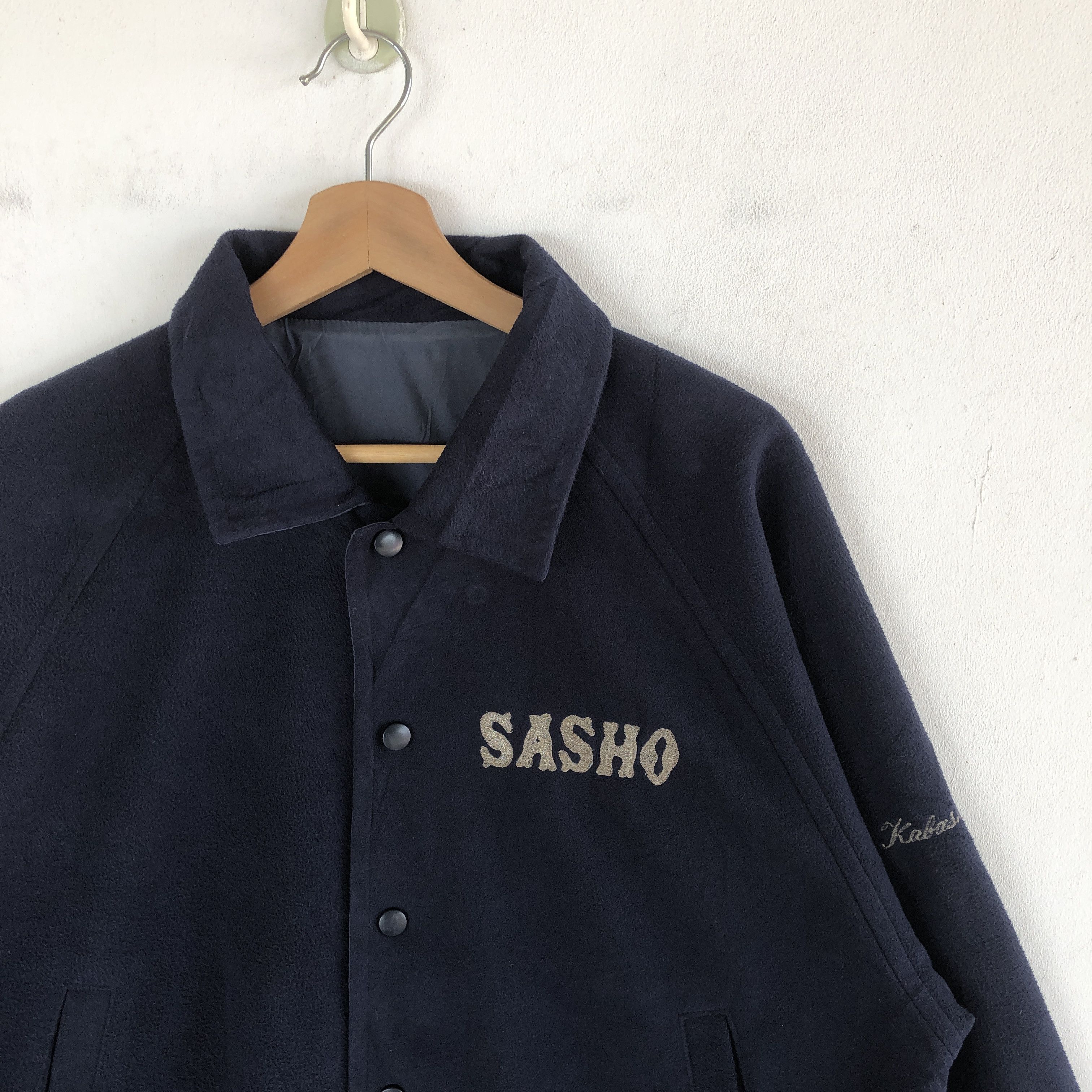 Vintage Vintage 90s Reversible Descente Sasho WoolVarsity Jackets Size US M / EU 48-50 / 2 - 7 Thumbnail