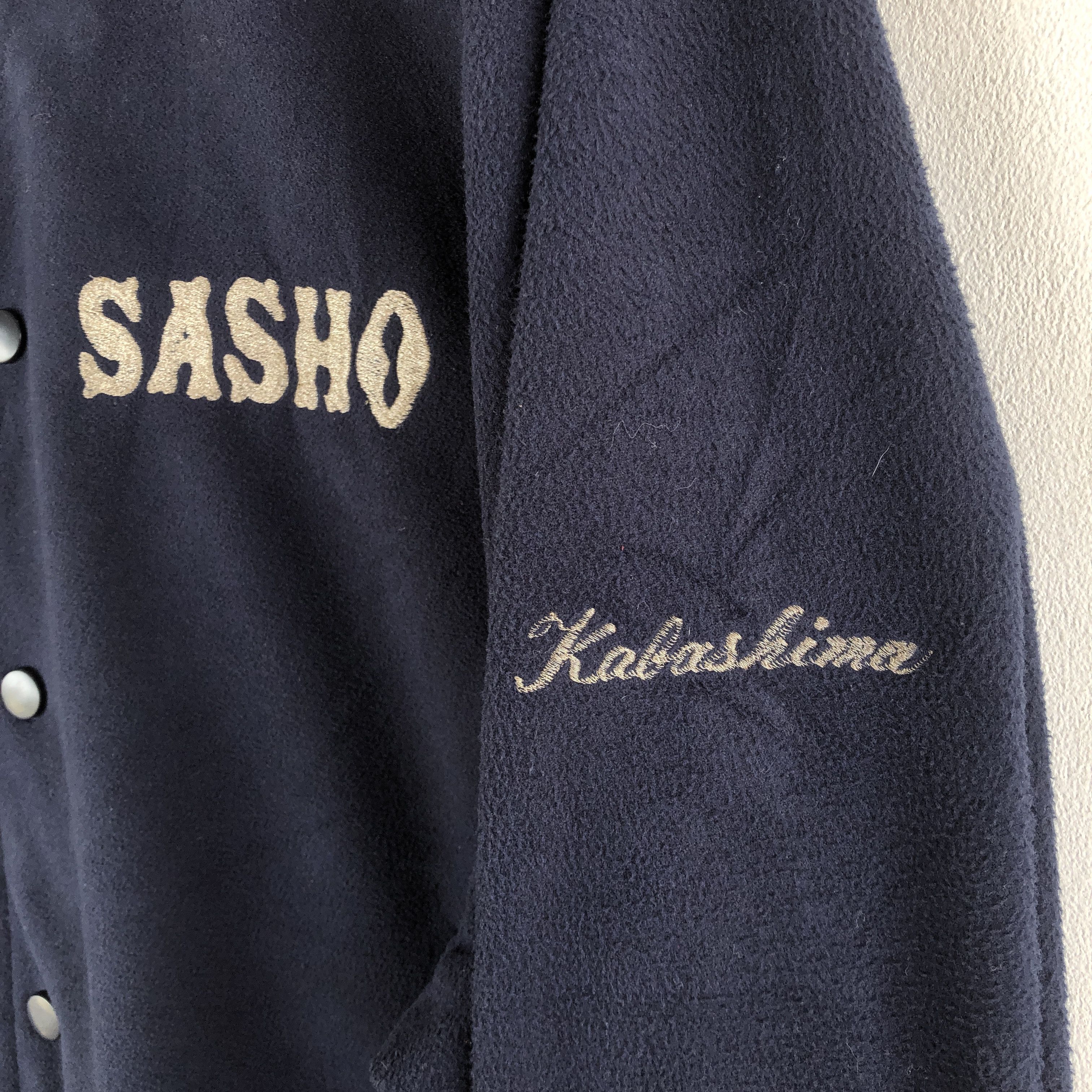 Vintage Vintage 90s Reversible Descente Sasho WoolVarsity Jackets Size US M / EU 48-50 / 2 - 9 Thumbnail