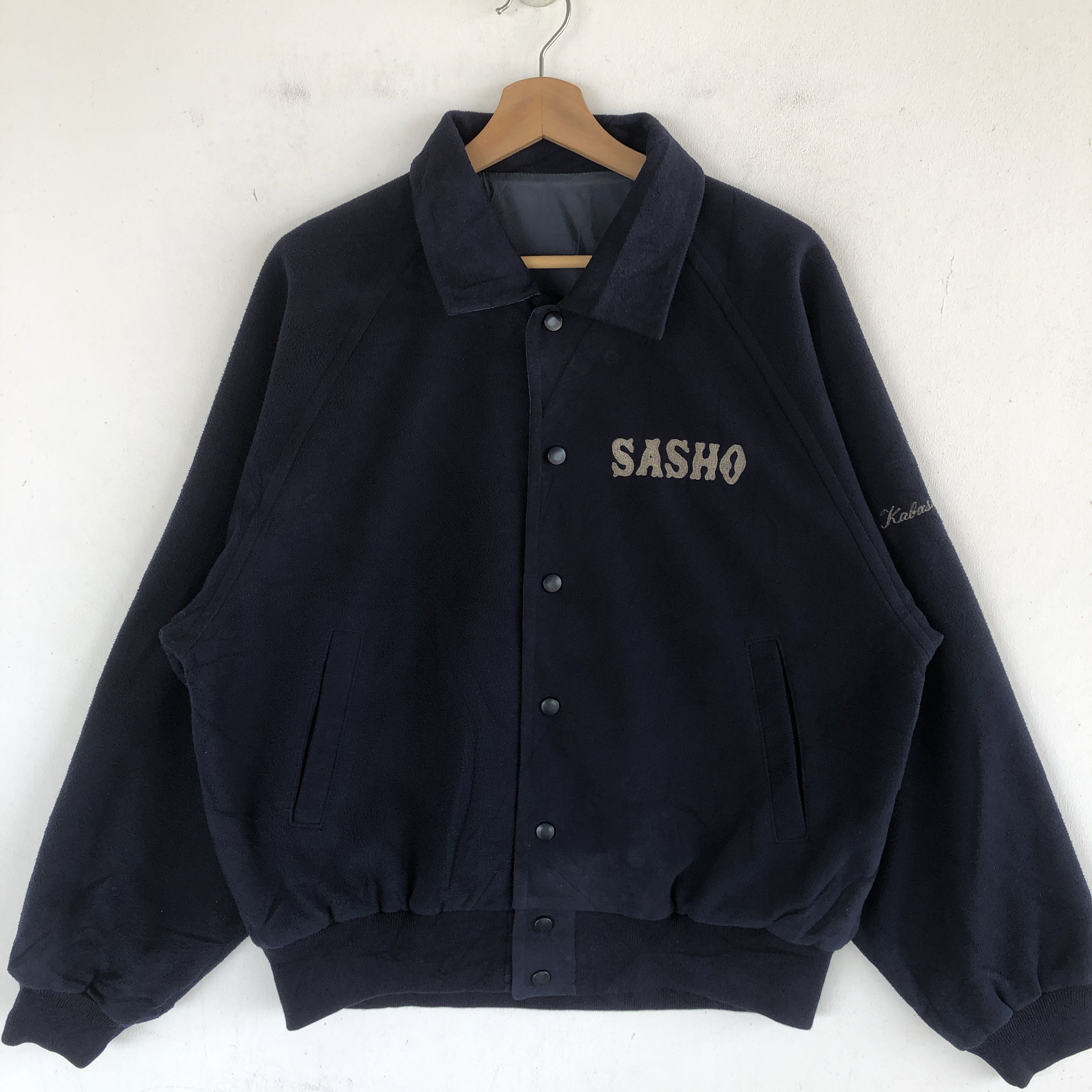 Vintage Vintage 90s Reversible Descente Sasho WoolVarsity Jackets Size US M / EU 48-50 / 2 - 6 Thumbnail