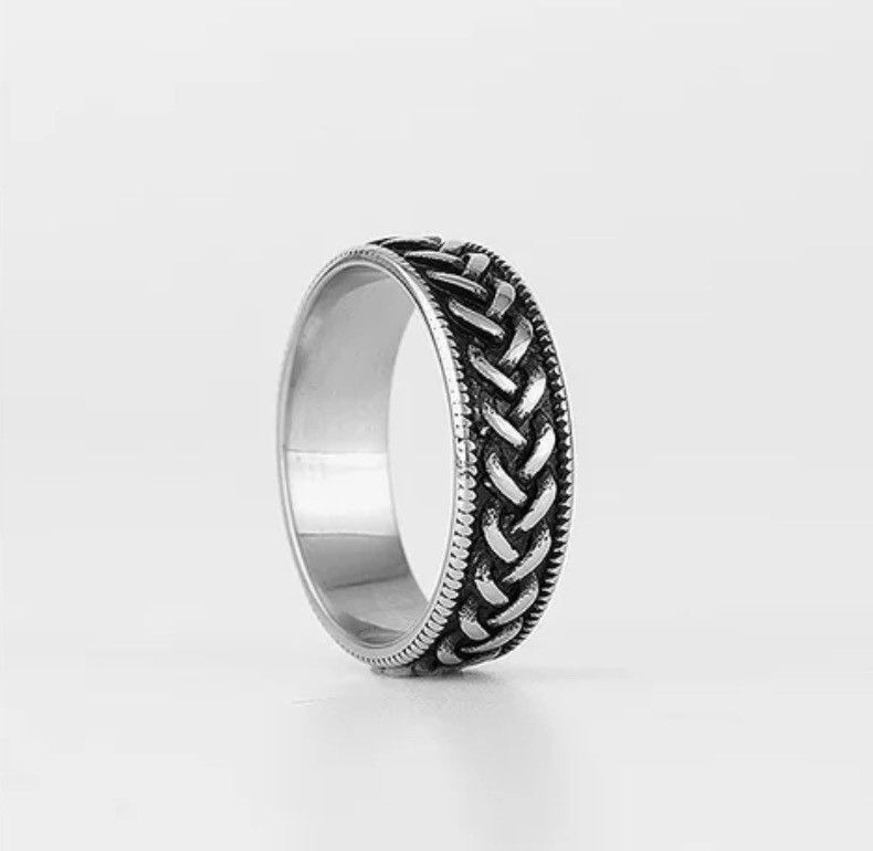 Jewelry × Vintage Simple Knot Weave Retro Ring Size ONE SIZE - 1 Thumbnail