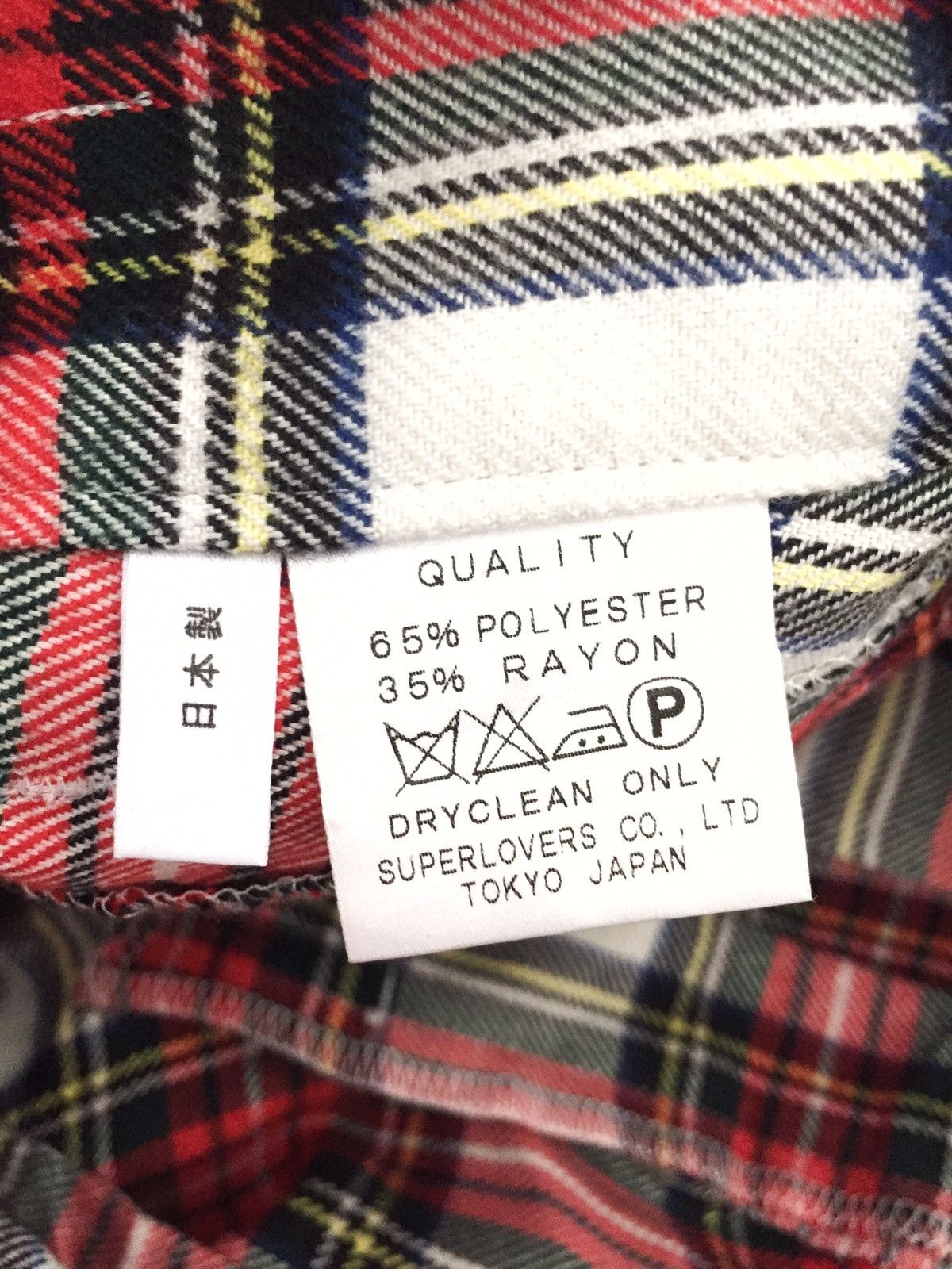 Super Lovers Super Lover 🇯🇵 Bondage Check Tartan Slim Pants Size US 28 / EU 44 - 6 Thumbnail