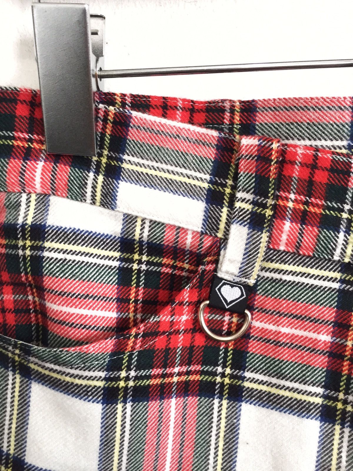 Super Lovers Super Lover 🇯🇵 Bondage Check Tartan Slim Pants Size US 28 / EU 44 - 3 Thumbnail