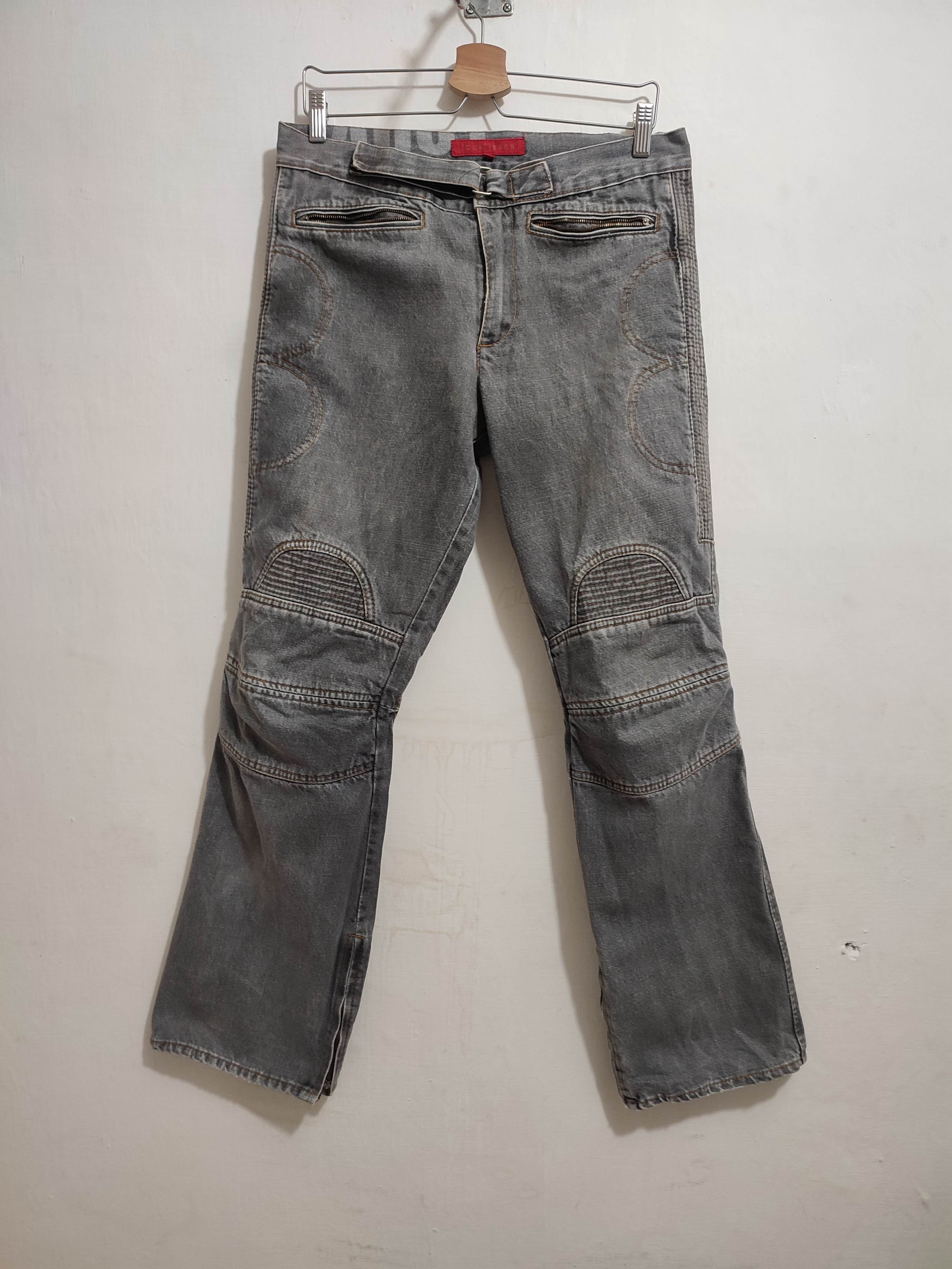 FCUK 🔥FCUK Biker Motorcycle Jeans Size US 32 / EU 48 - 8 Thumbnail