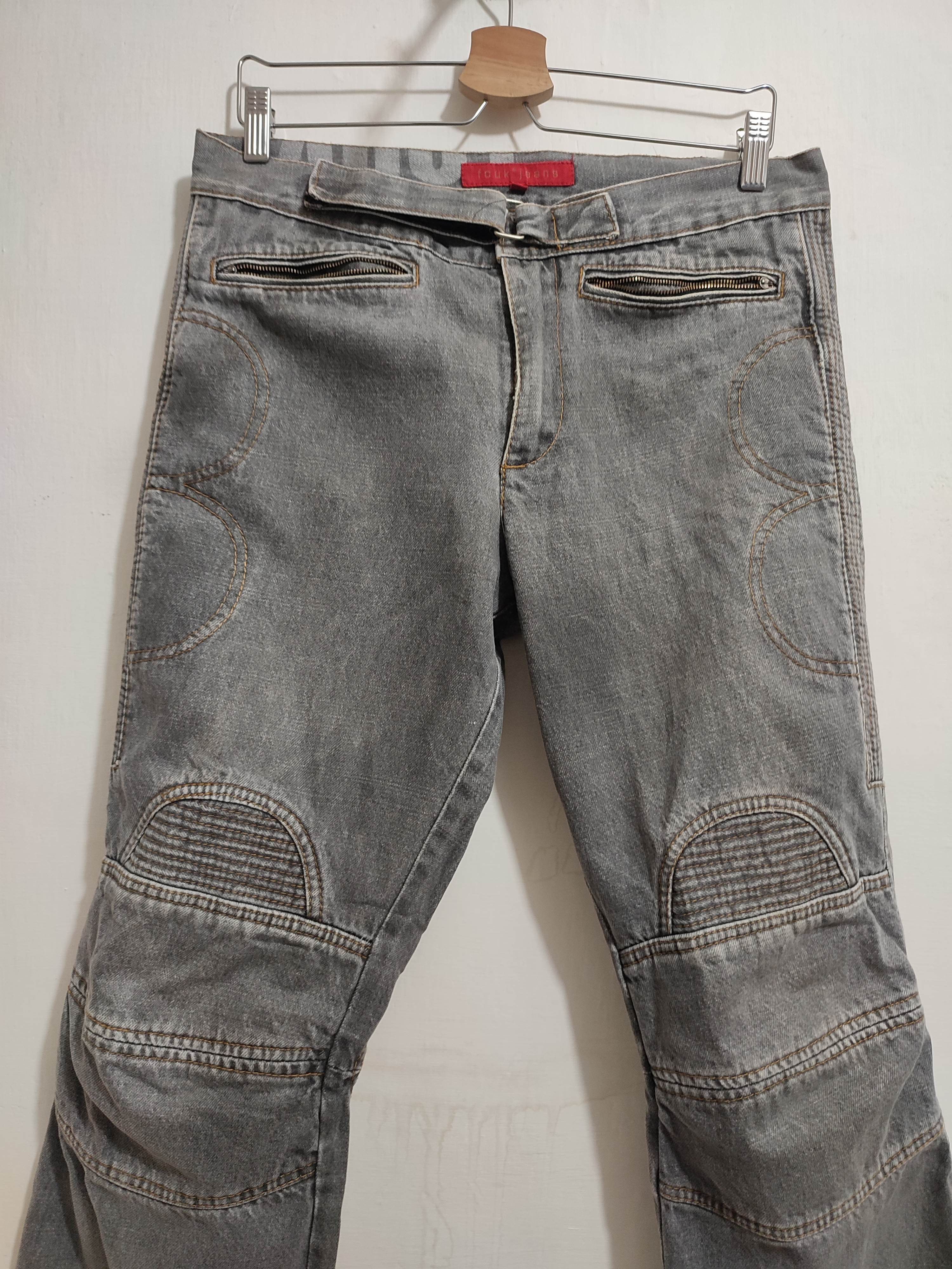 FCUK 🔥FCUK Biker Motorcycle Jeans Size US 32 / EU 48 - 9 Thumbnail