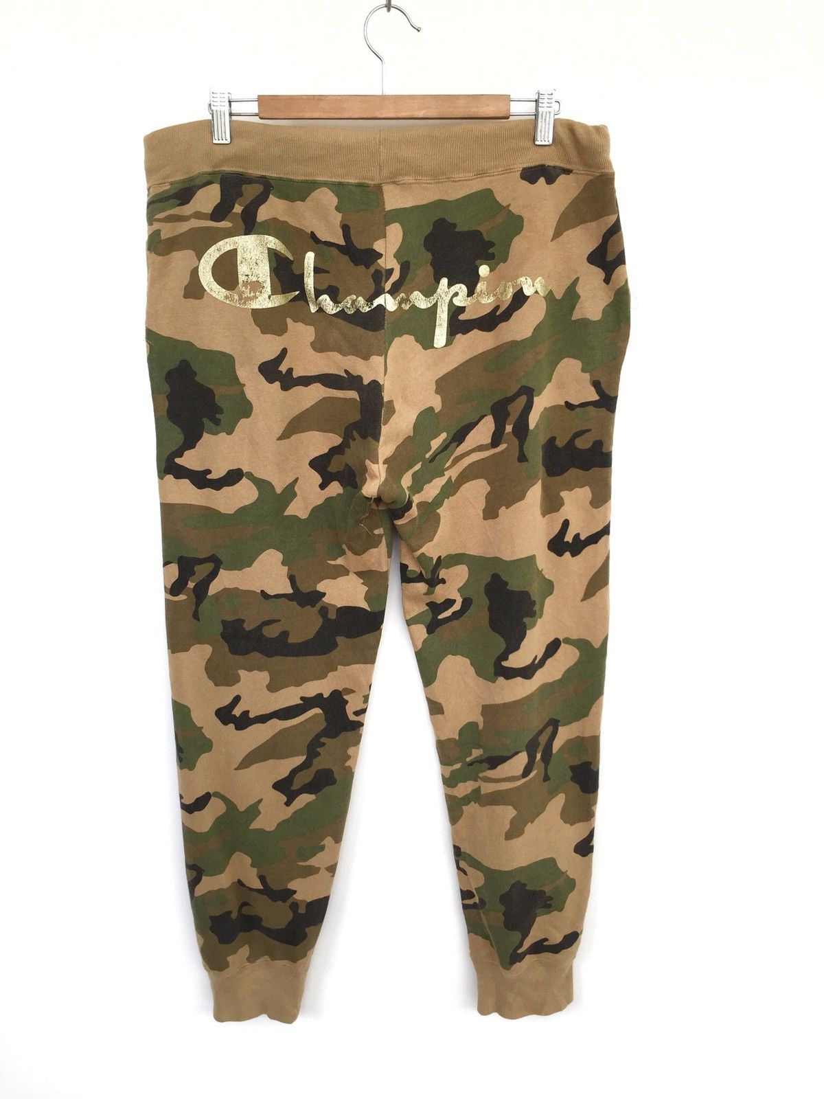 Champion Vtg OG Champion Camo Drawstring Slim Jogger Pants Size US 34 / EU 50 - 5 Thumbnail