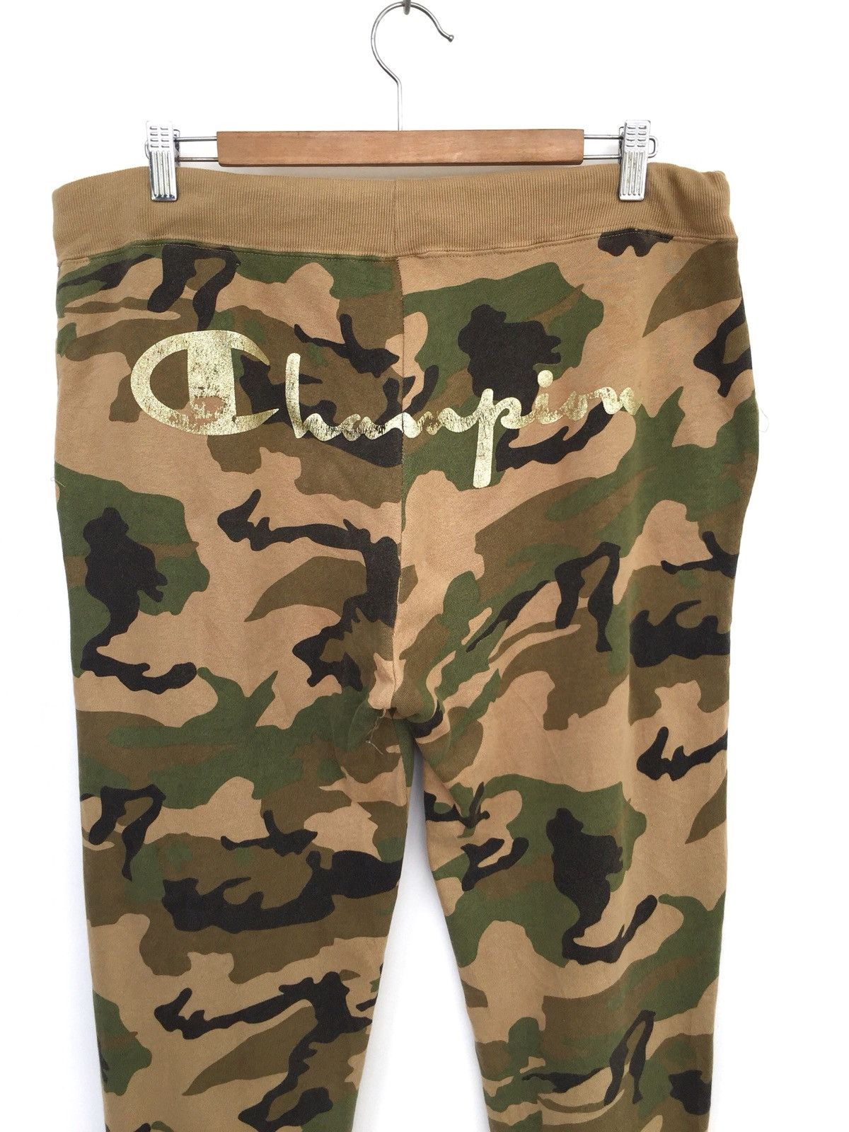 Champion Vtg OG Champion Camo Drawstring Slim Jogger Pants Size US 34 / EU 50 - 6 Thumbnail