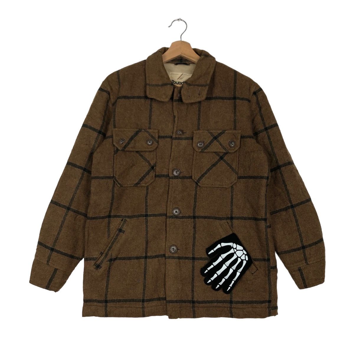Toyo Enterprises VINTAGE TOYODIAN WOOL CHORE WORK JACKET TARTAN DESIGN JAPAN Size US L / EU 52-54 / 3 - 1 Thumbnail