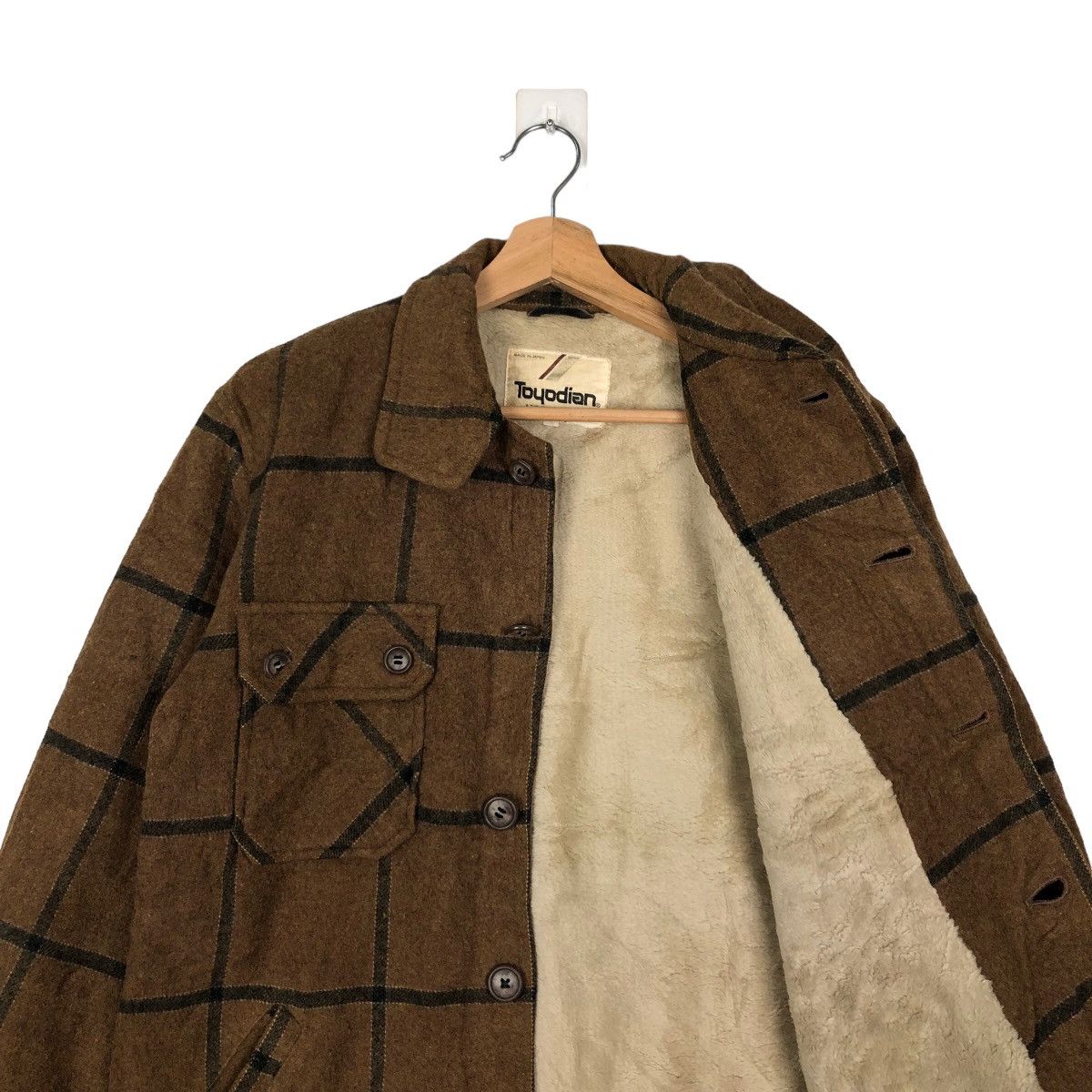 Toyo Enterprises VINTAGE TOYODIAN WOOL CHORE WORK JACKET TARTAN DESIGN JAPAN Size US L / EU 52-54 / 3 - 9 Thumbnail