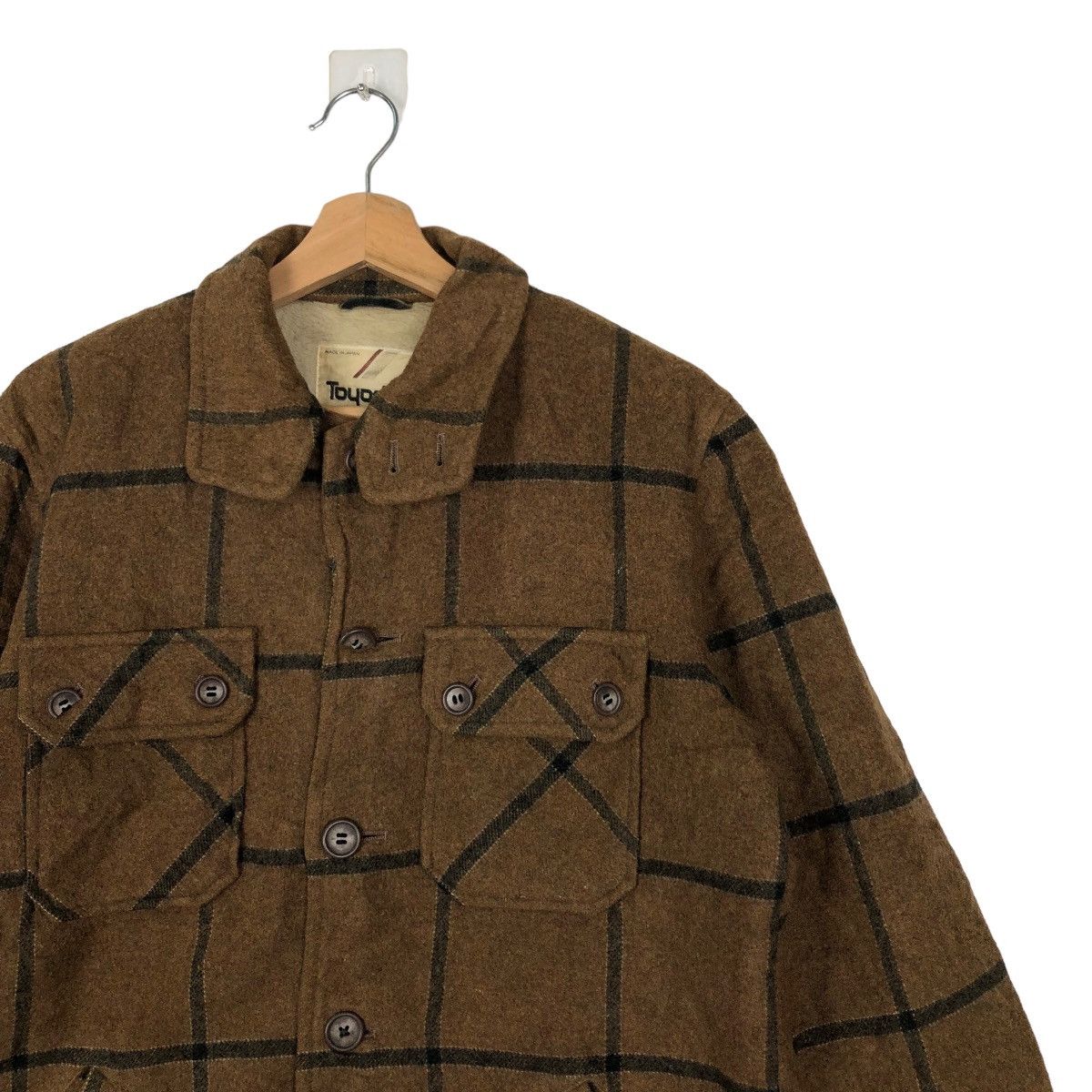 Toyo Enterprises VINTAGE TOYODIAN WOOL CHORE WORK JACKET TARTAN DESIGN JAPAN Size US L / EU 52-54 / 3 - 5 Thumbnail