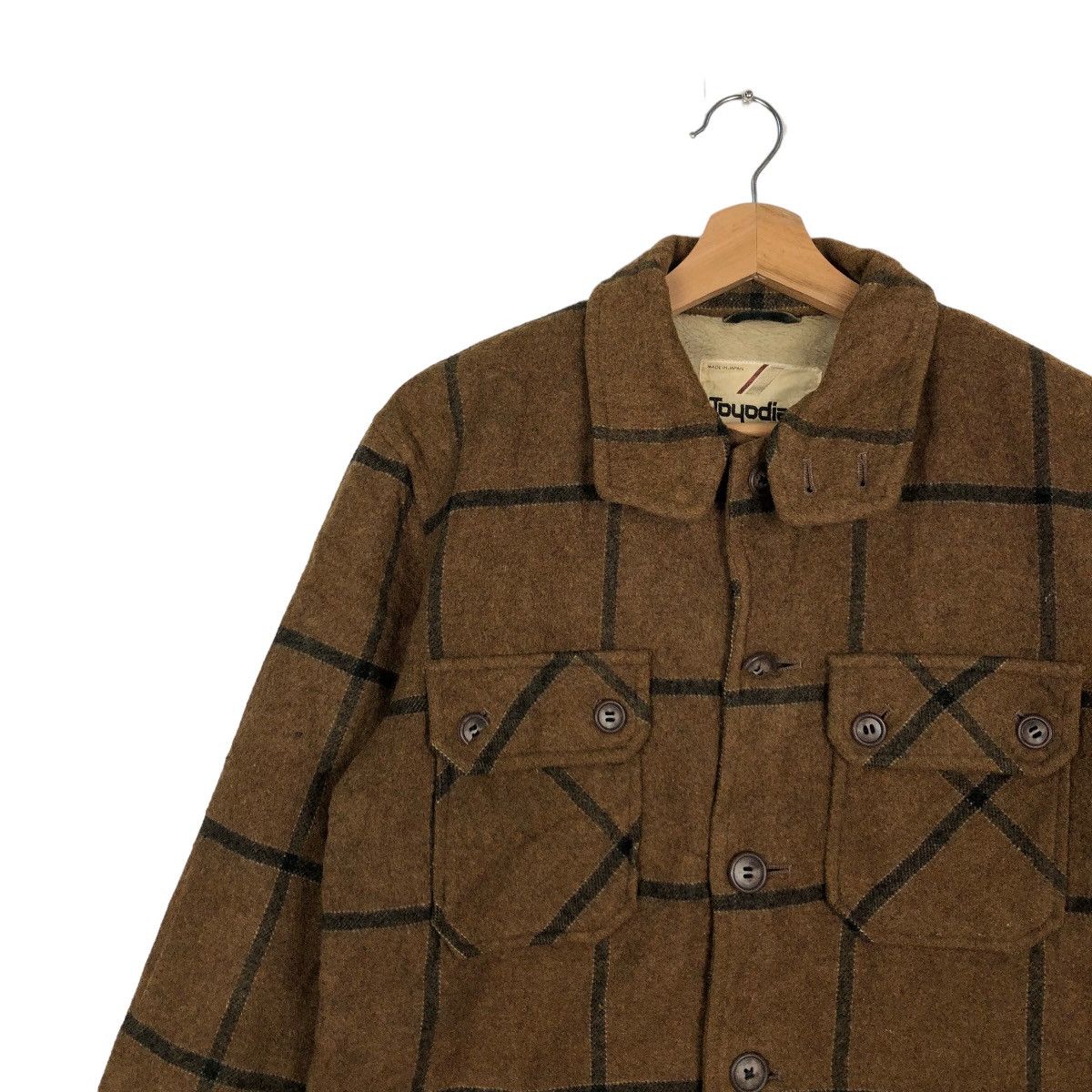 Toyo Enterprises VINTAGE TOYODIAN WOOL CHORE WORK JACKET TARTAN DESIGN JAPAN Size US L / EU 52-54 / 3 - 6 Thumbnail