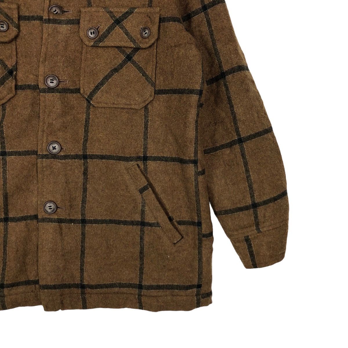 Toyo Enterprises VINTAGE TOYODIAN WOOL CHORE WORK JACKET TARTAN DESIGN JAPAN Size US L / EU 52-54 / 3 - 4 Thumbnail